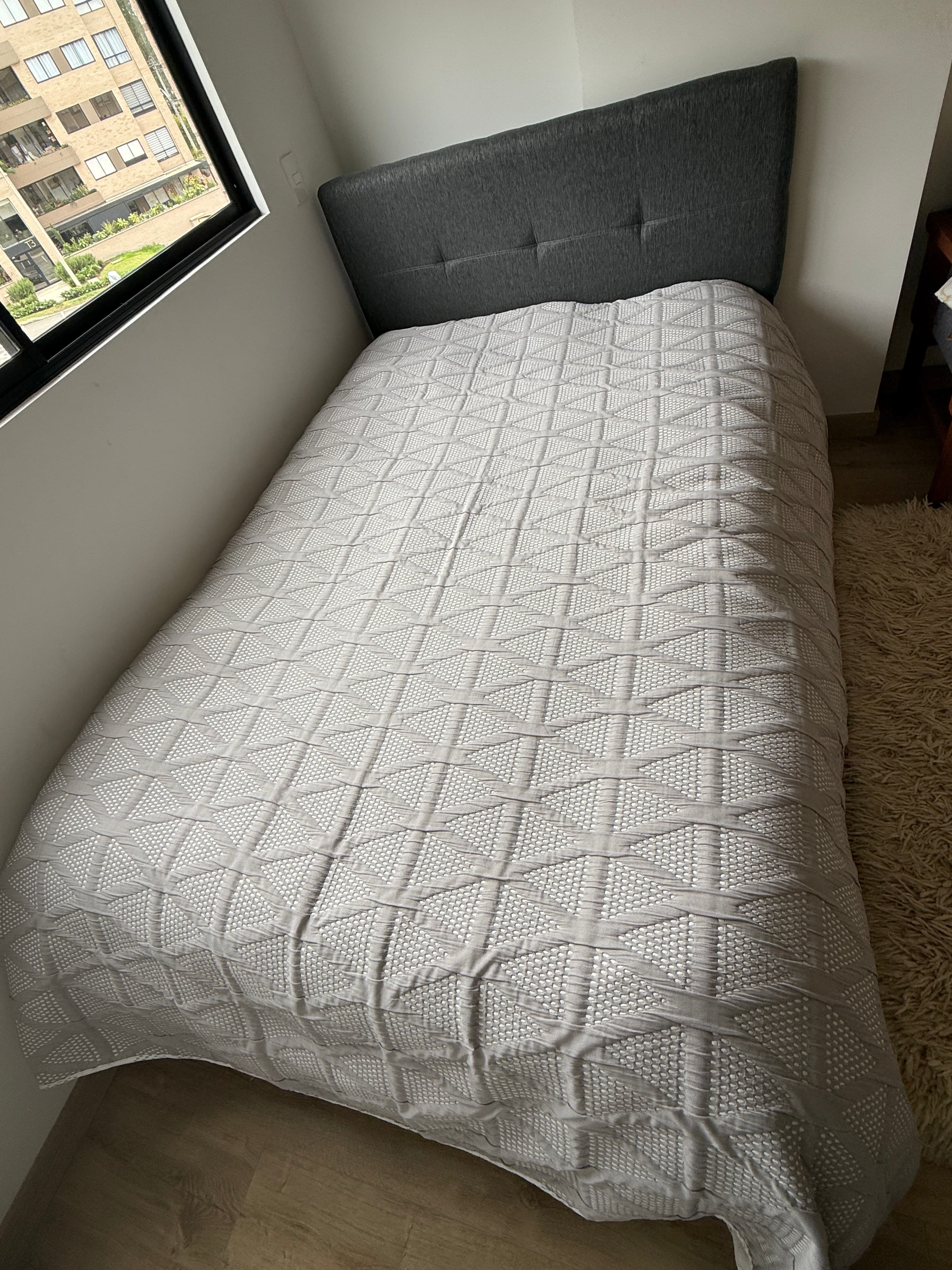 imagen de producto Cama 1,20 con espaldar y colchón