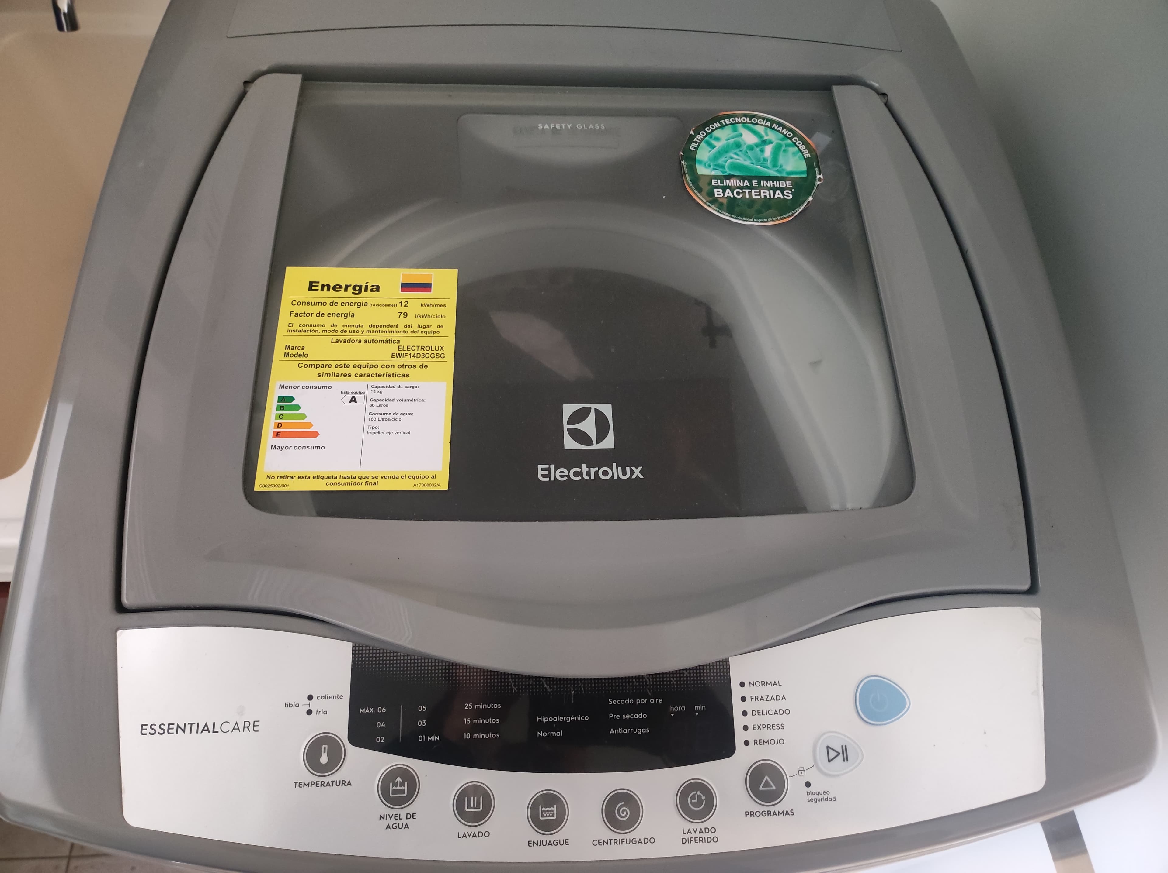 imagen de producto  Electrolux Lavadora Carga Superior 14 Kg 