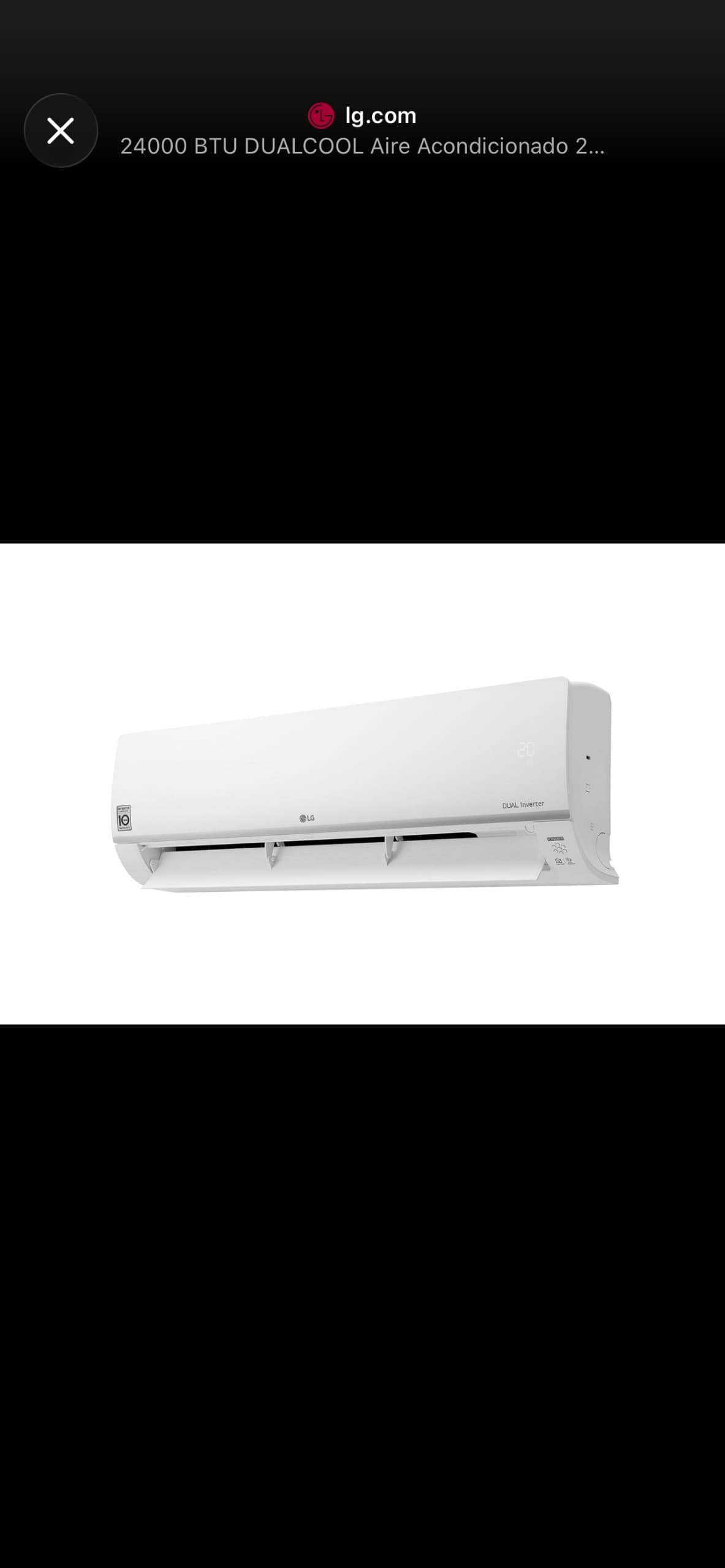 imagen de producto Aire acondicionado LG inverter