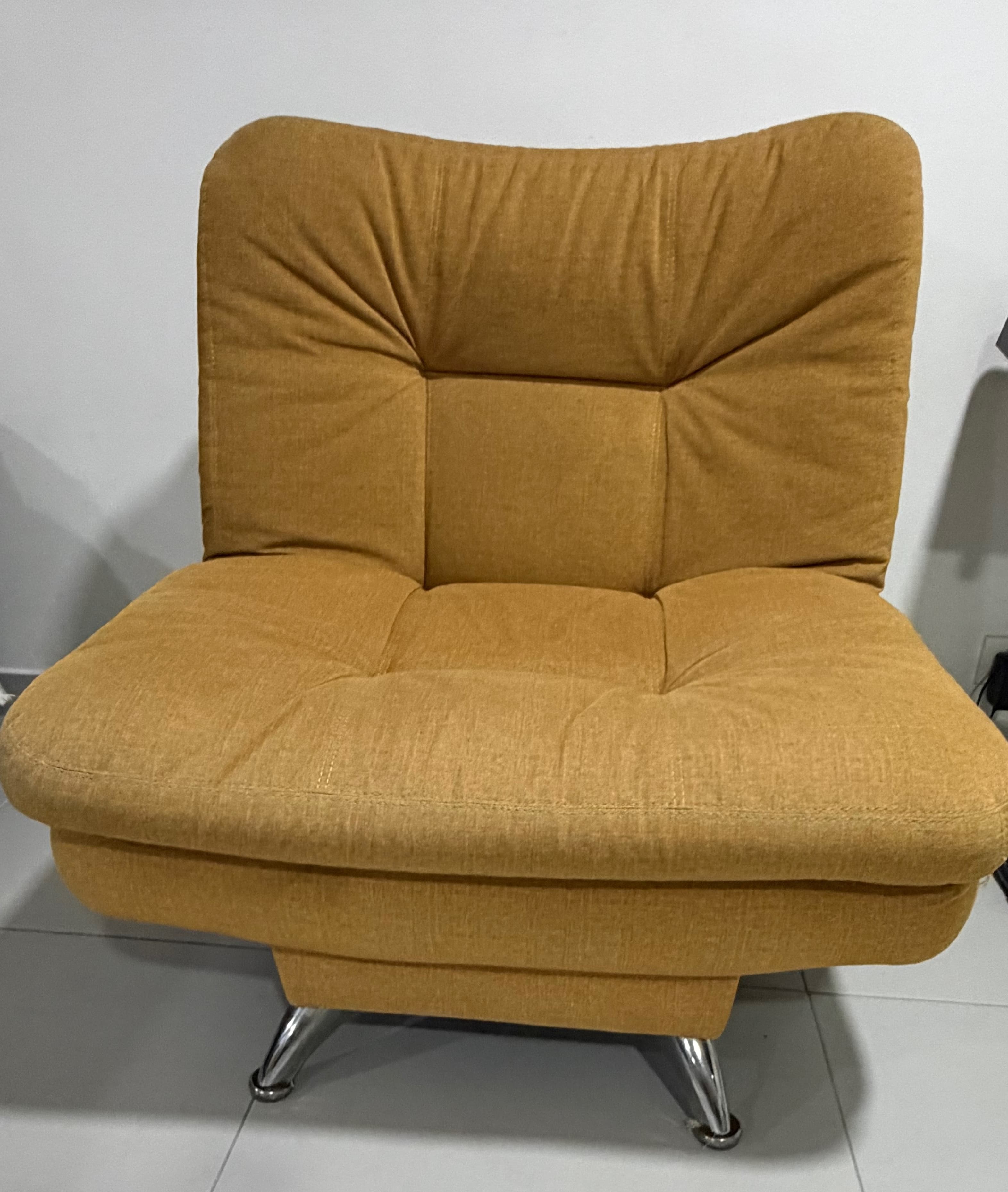 imagen de producto Sofá 1 puesto reclinable - Mostaza