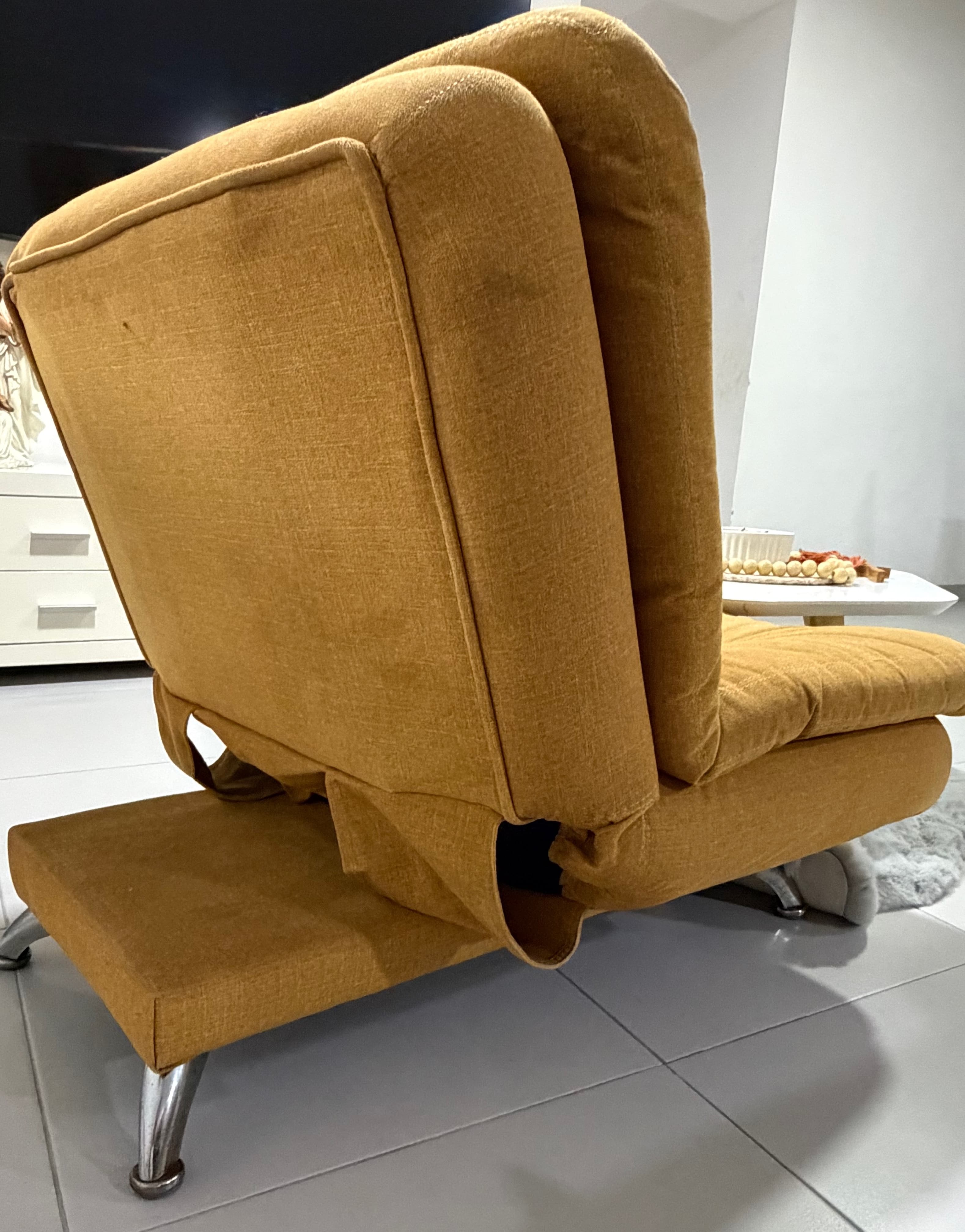 imagen de producto Sofá 1 puesto reclinable - Mostaza