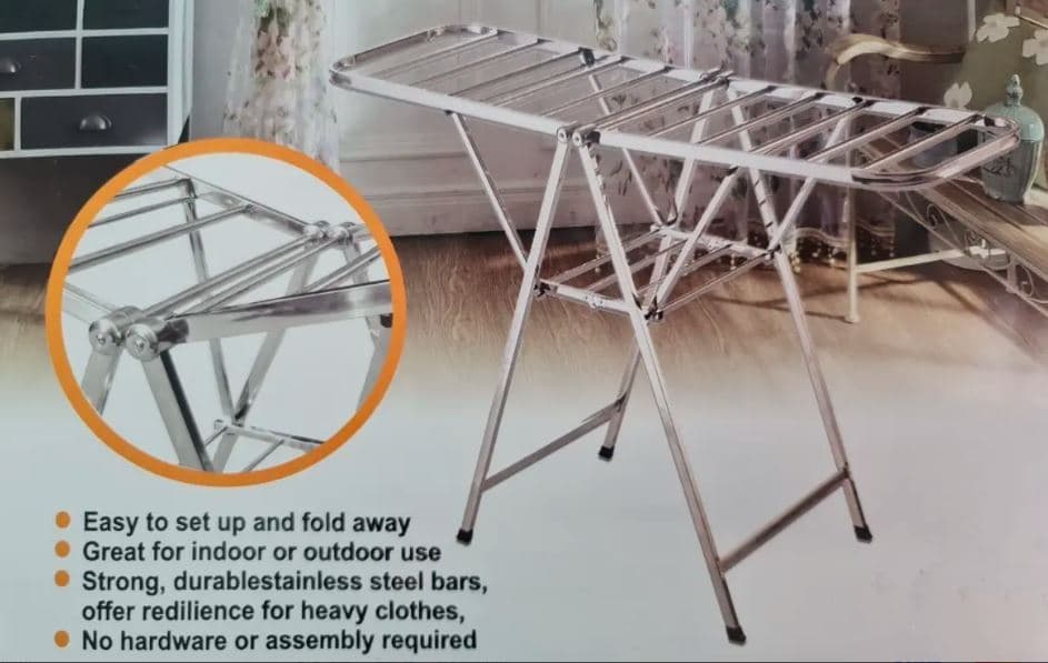 imagen de producto Tendero ropa acero inox 