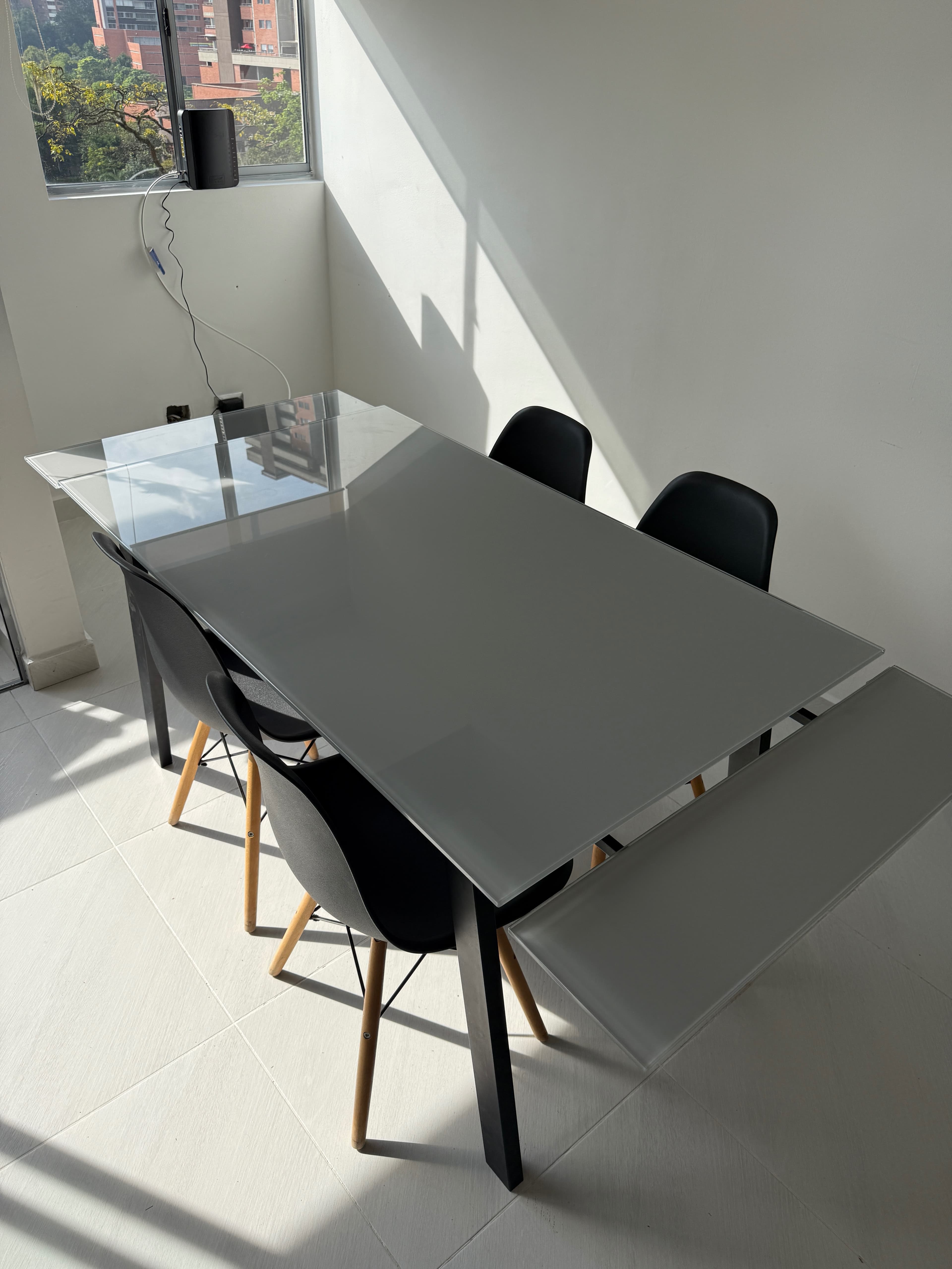 imagen de producto Comedor en vidrio templado 