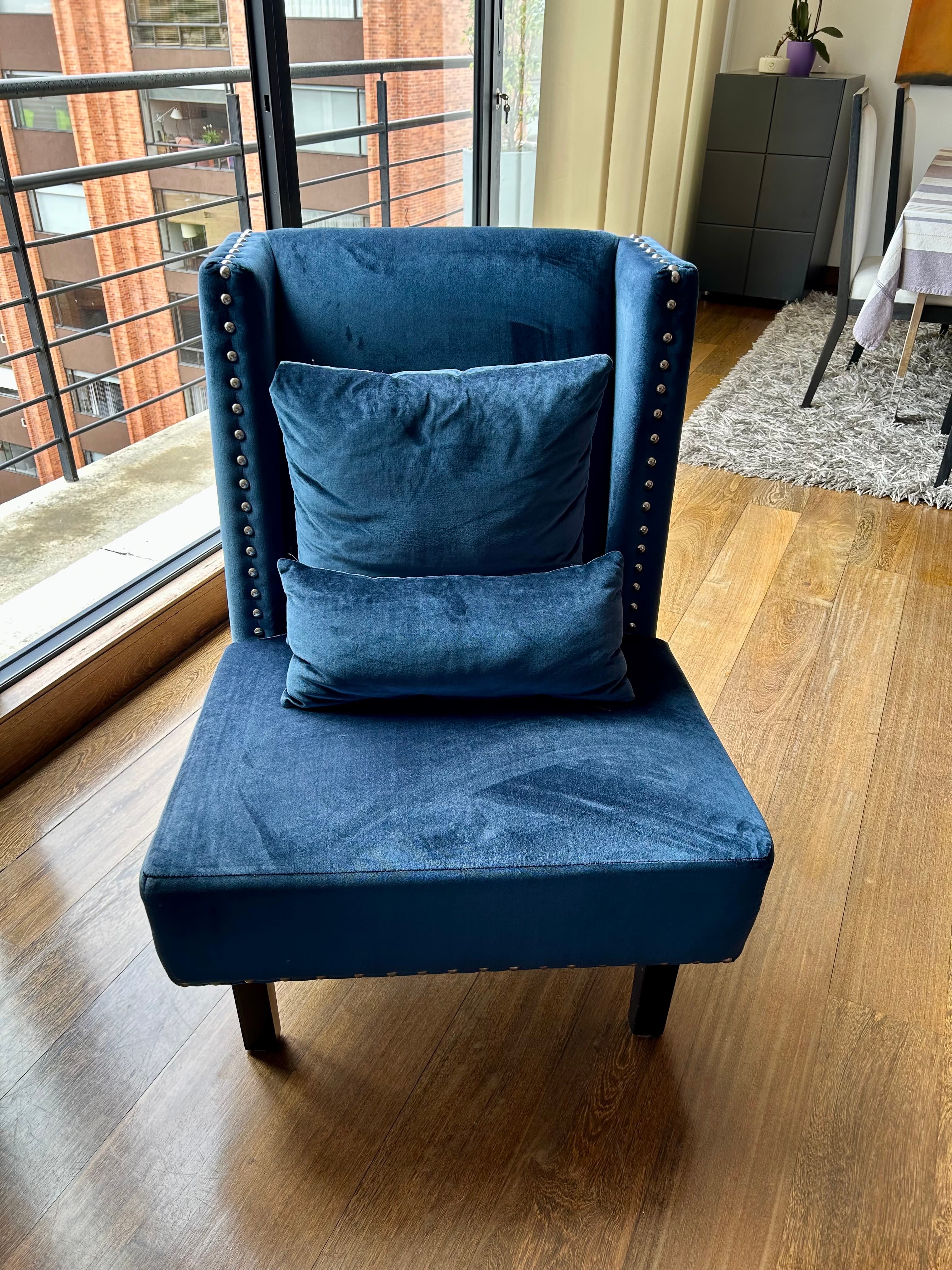 imagen de producto Juego de Poltronas x 2 Azul Rey 