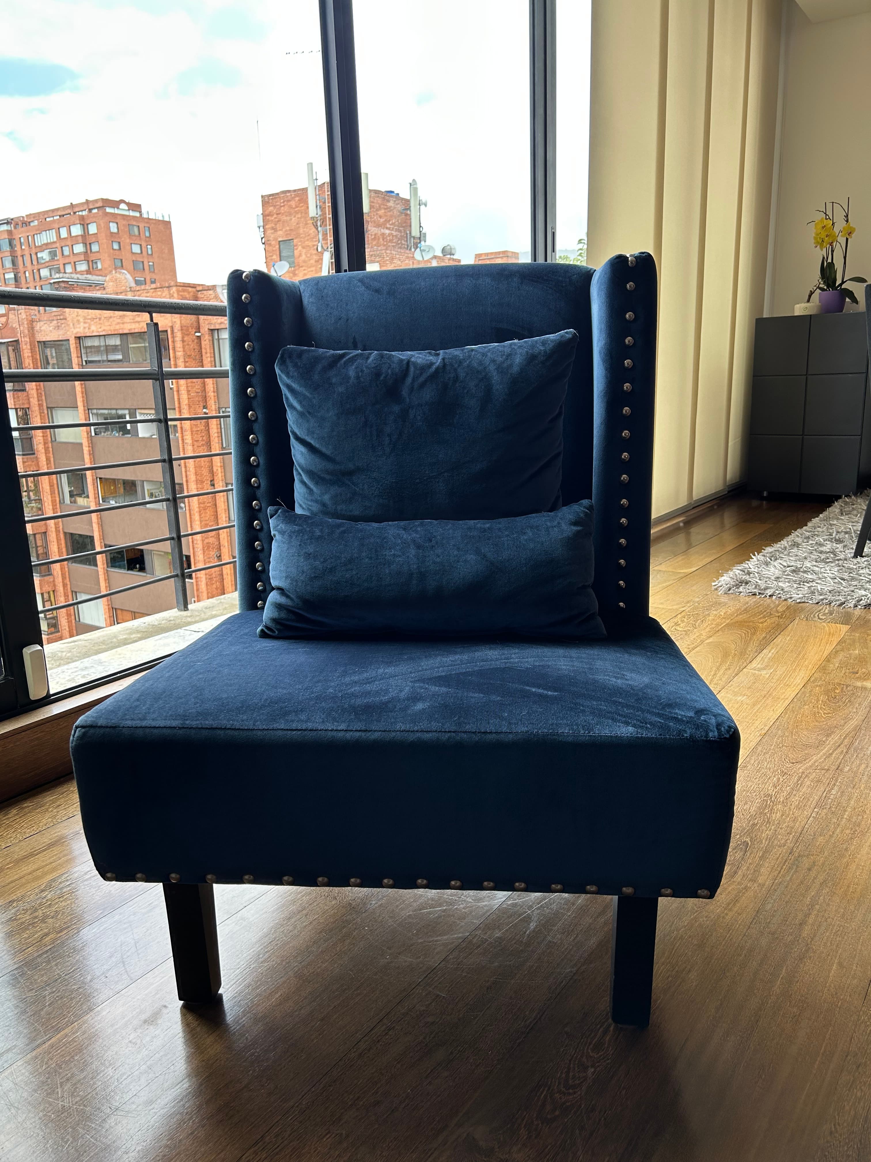 imagen de producto Juego de Poltronas x 2 Azul Rey 