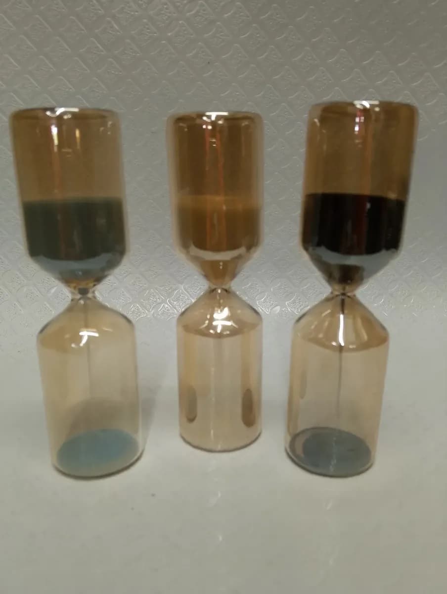 imagen de producto Reloj De Arena Mesa Cristal Cilindrico