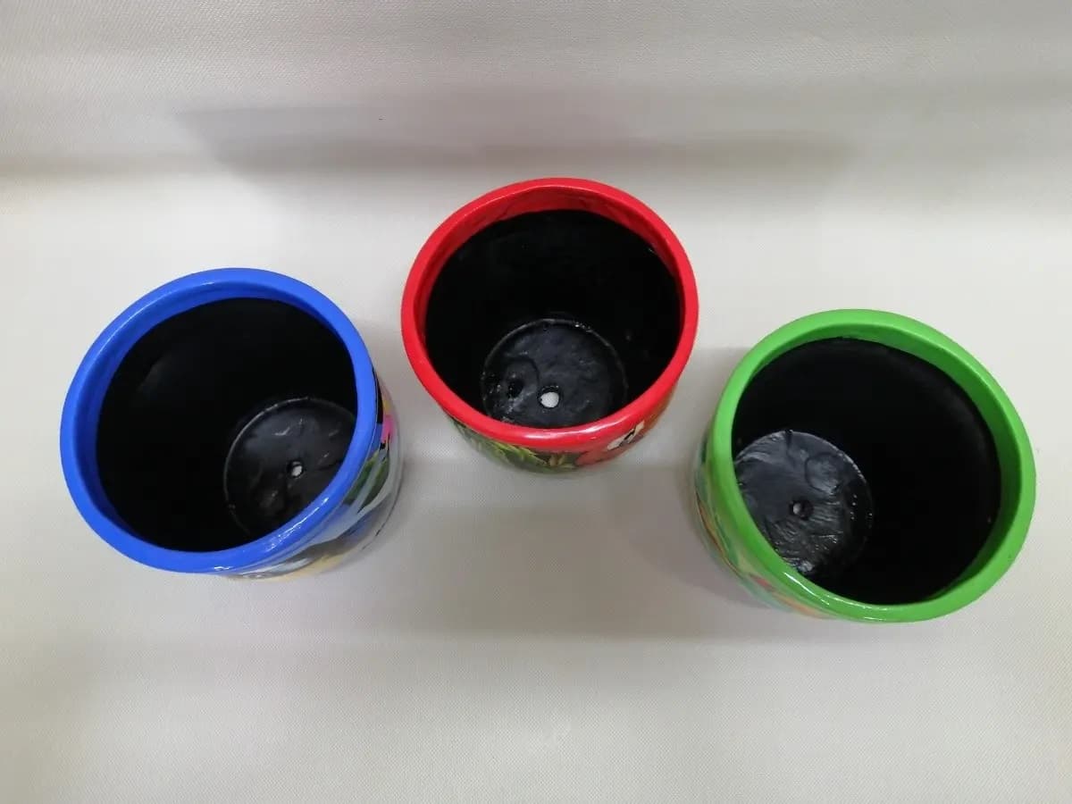 imagen de producto Matera Barro Porcelanizada Animales