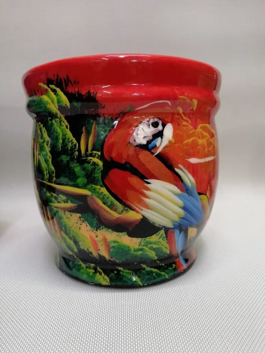 imagen de producto Matera Barro Porcelanizada Animales