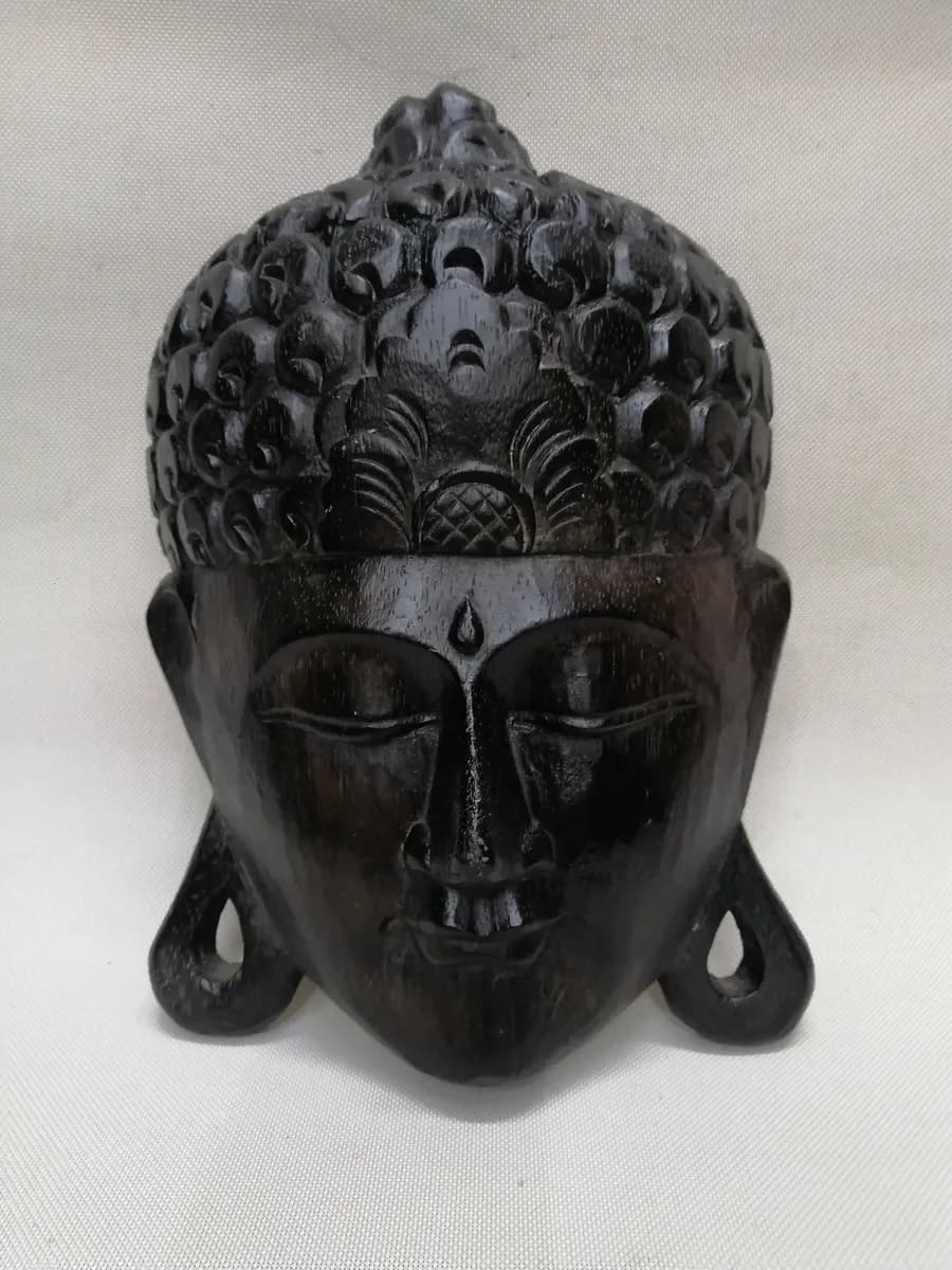 imagen de producto Máscara Pared Hindu Antigua Cedro Diosa 