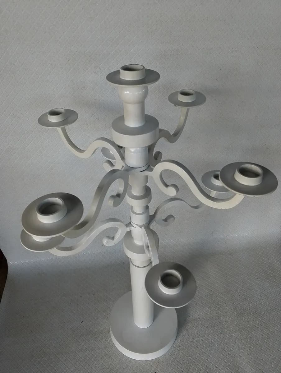imagen de producto Candelabro Pie Antiguo Grande 9 Velas 