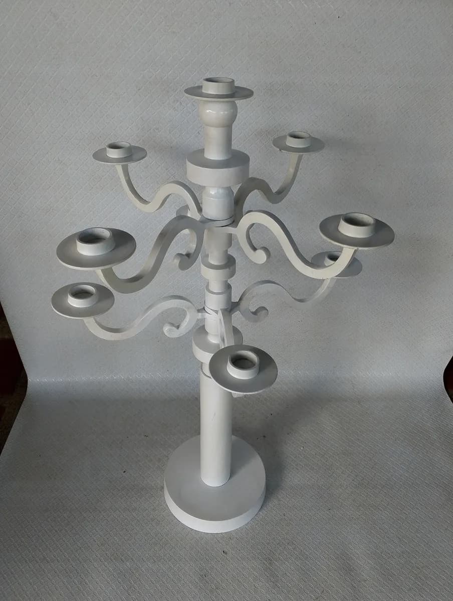 imagen de producto Candelabro Pie Antiguo Grande 9 Velas 