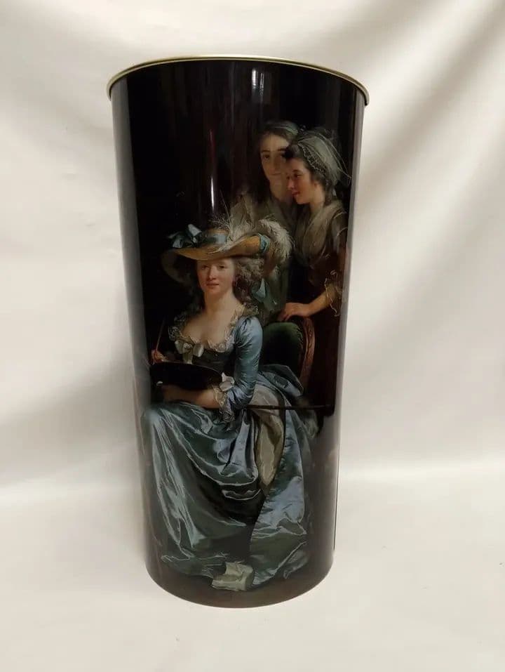 imagen de producto PARAGÜERO ESPAÑOL ANTIGUO METAL PINTADO NINFAS