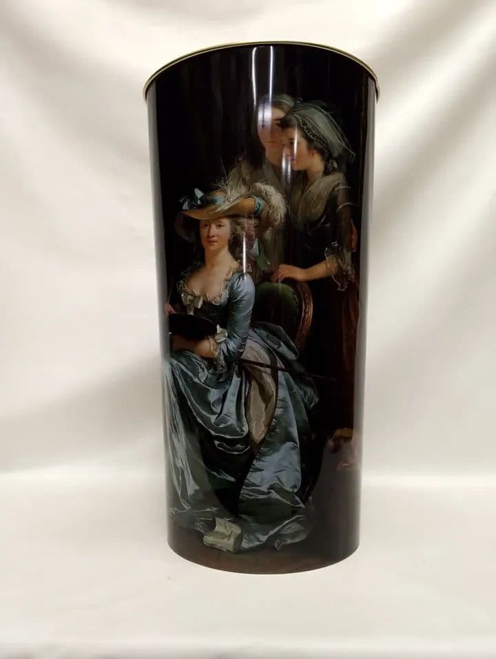 imagen de producto PARAGÜERO ESPAÑOL ANTIGUO METAL PINTADO NINFAS
