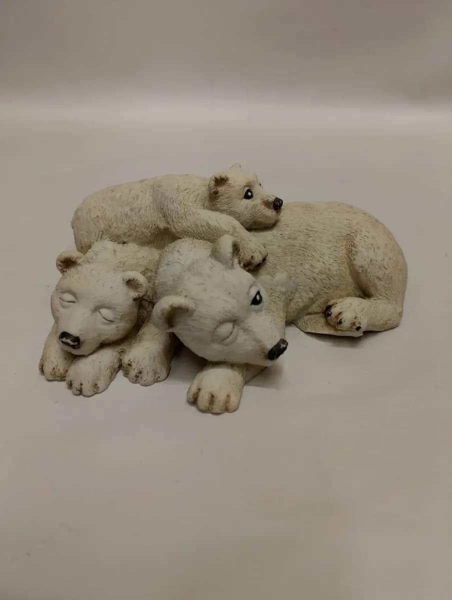 imagen de producto Figura Osos Polares Cocacola En Marmolina 