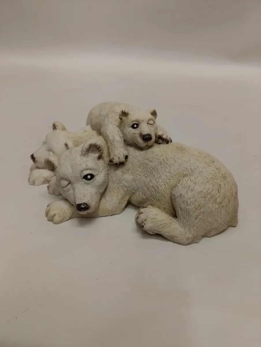 imagen de producto Figura Osos Polares Cocacola En Marmolina 