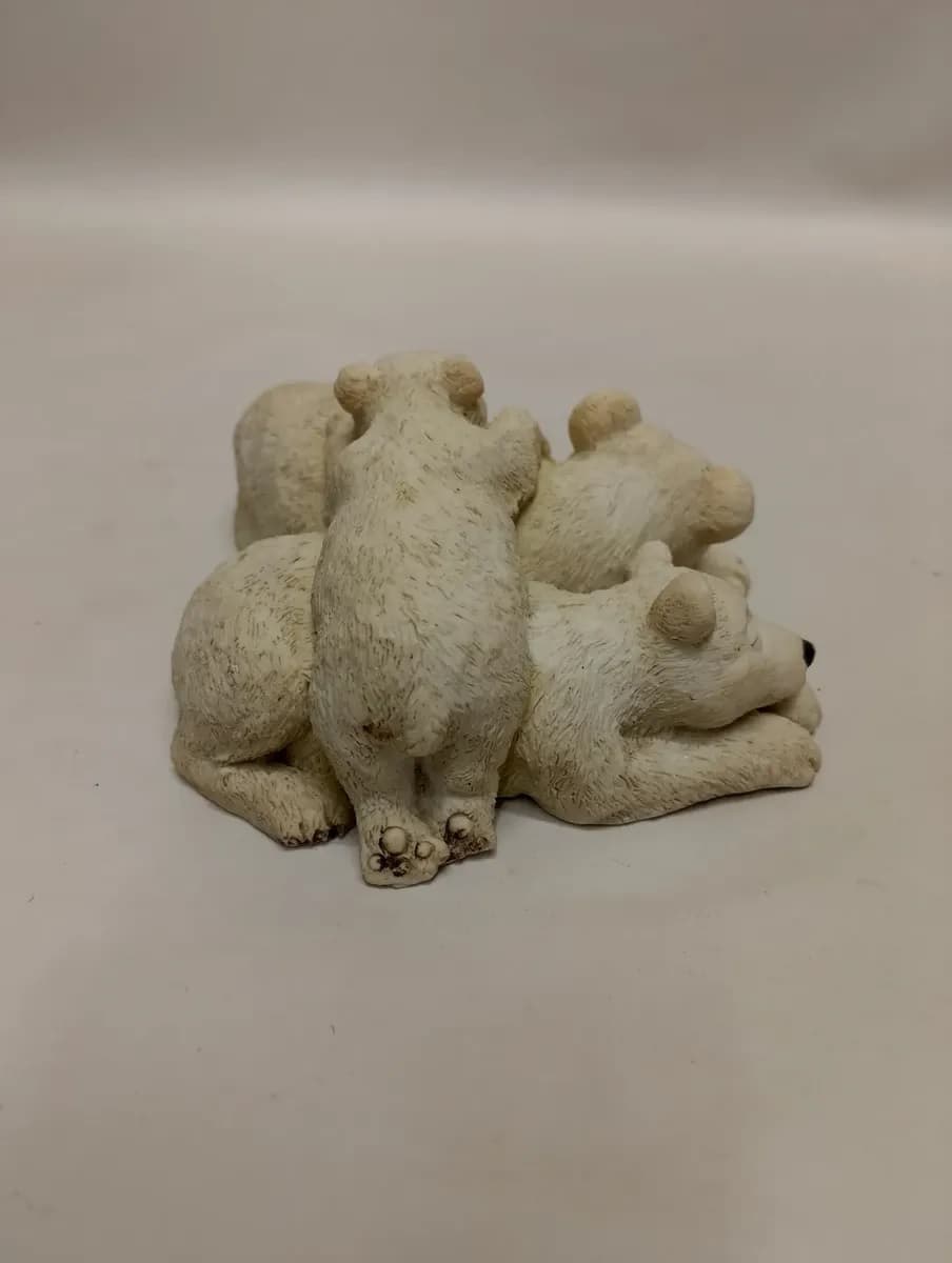 imagen de producto Figura Osos Polares Cocacola En Marmolina 