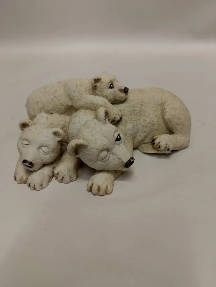 imagen de producto Figura Osos Polares Cocacola En Marmolina 