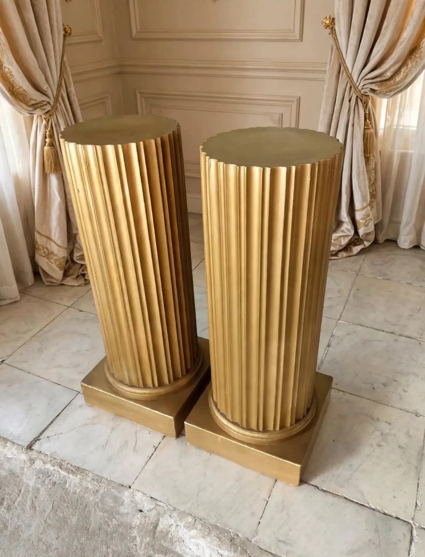 imagen de producto COLUMNA PEDESTAL ITALY BAQUELITA Y LAMINILLA 