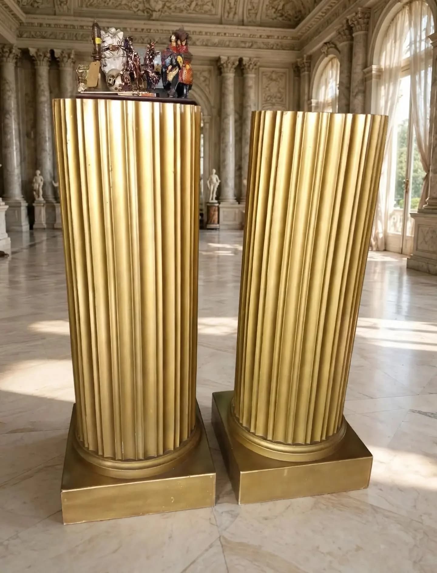 imagen de producto COLUMNA PEDESTAL ITALY BAQUELITA Y LAMINILLA 