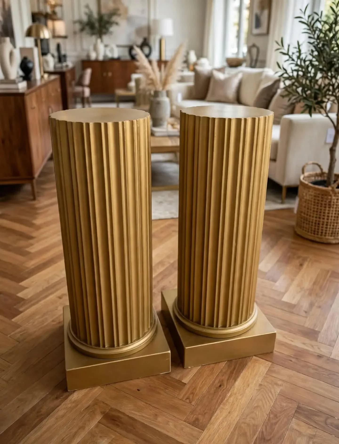 imagen de producto COLUMNA PEDESTAL ITALY BAQUELITA Y LAMINILLA 