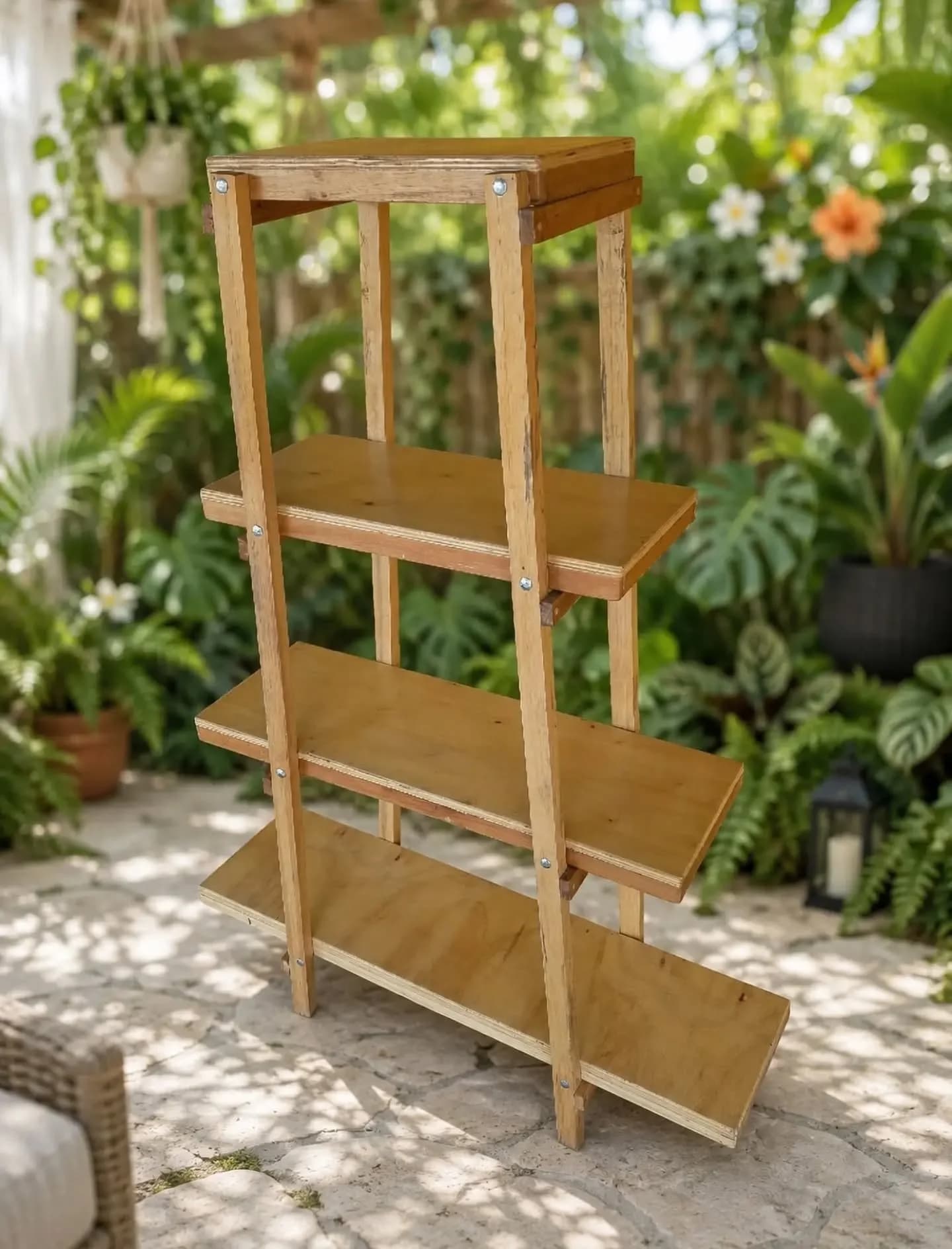 imagen de producto REPISA EXHIBIDOR DE PIE MADERA PINO NATURAL 