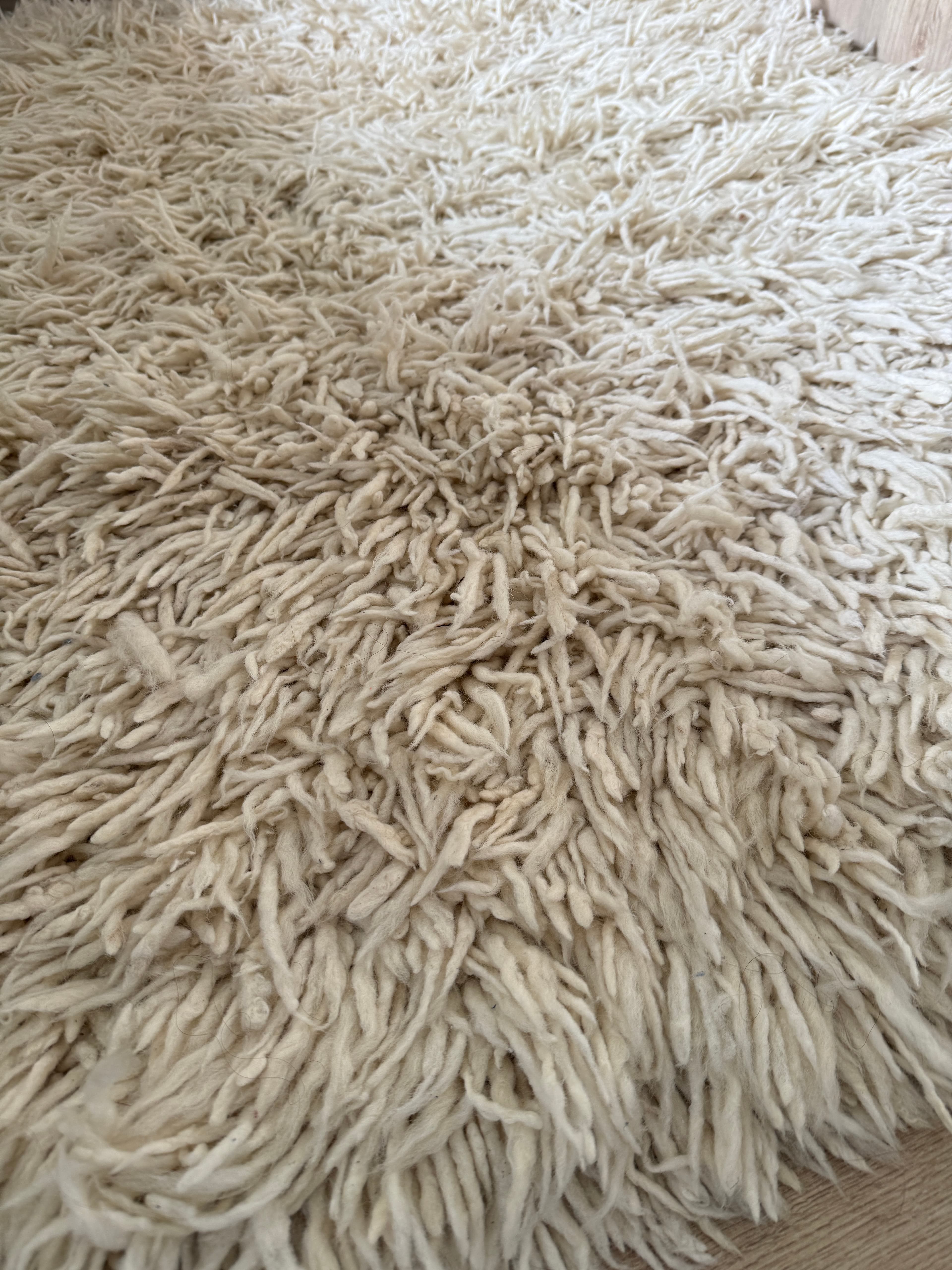 imagen de producto Tapete beige pelo largo