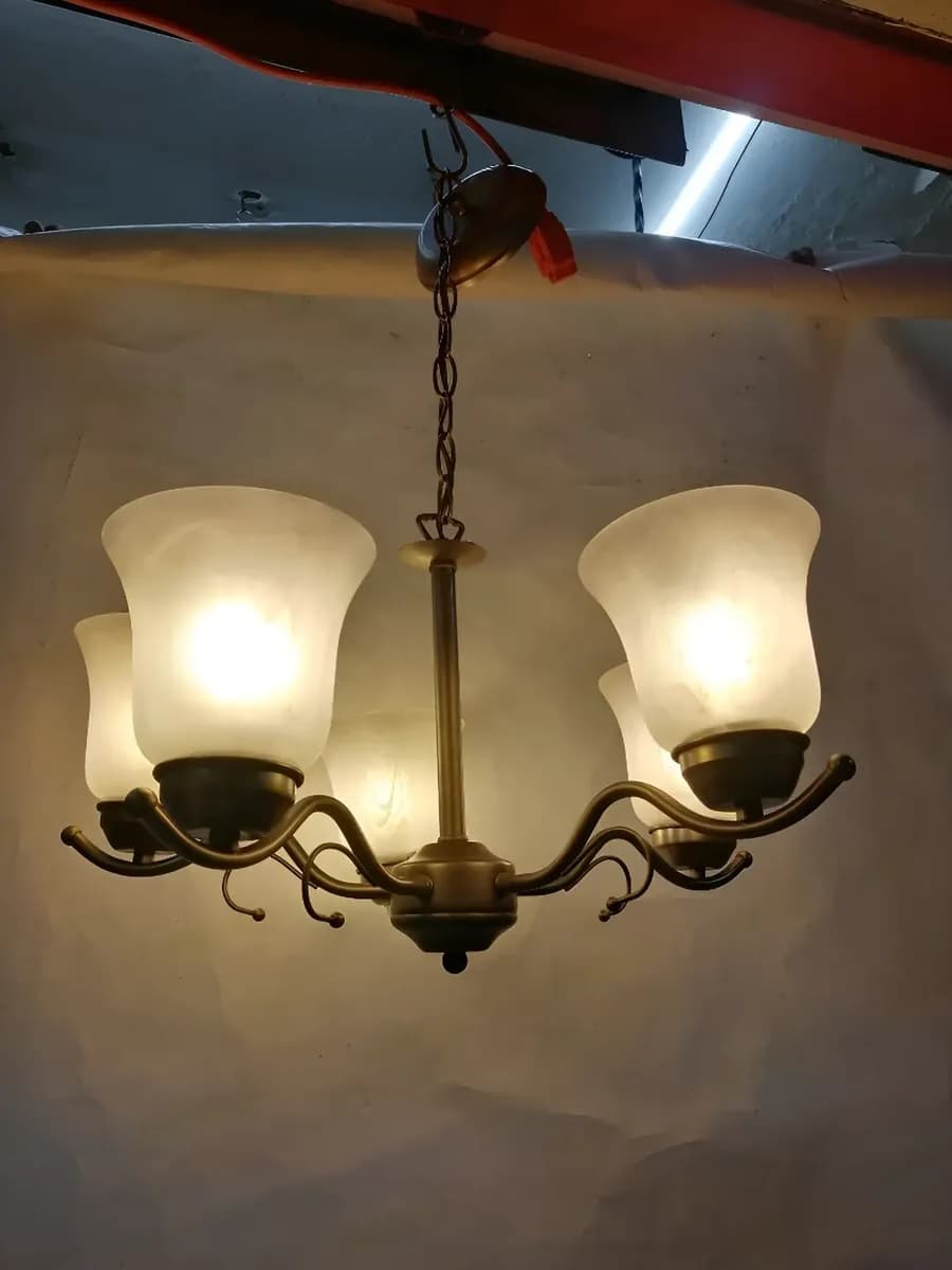 imagen de producto Lampara Techo Antigua Italy Cobrizada