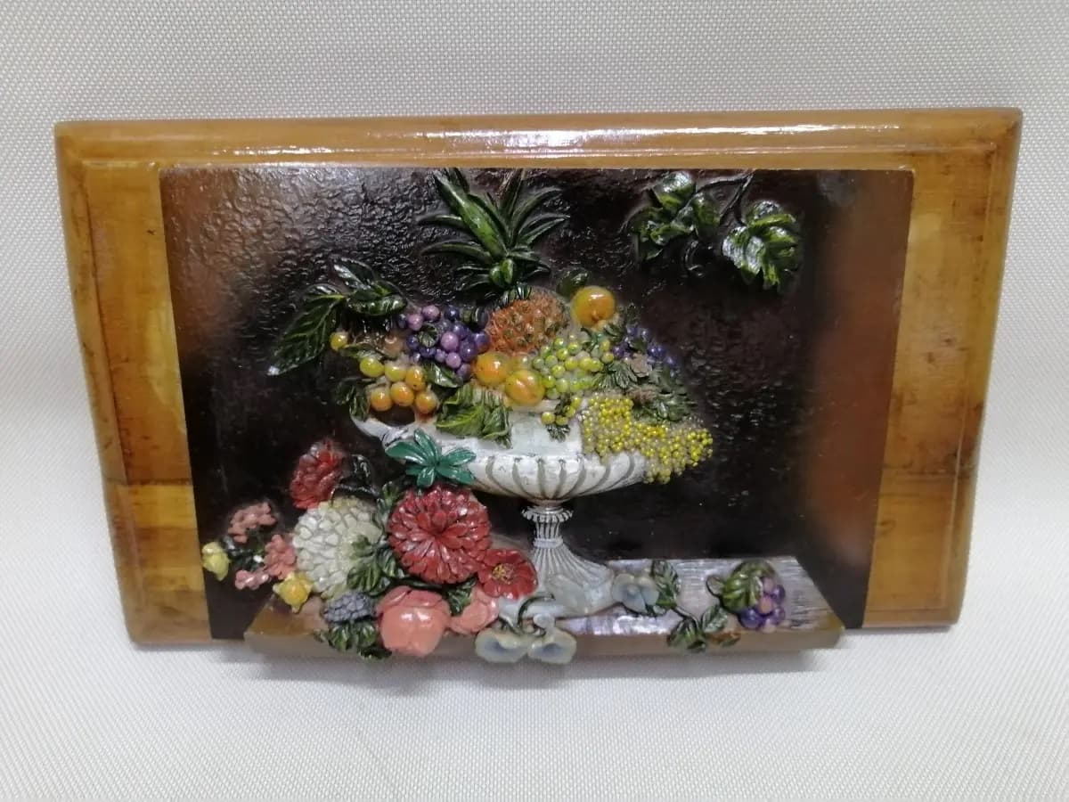 imagen de producto Cuadro Frutero 3d Marmolina Y Madera 