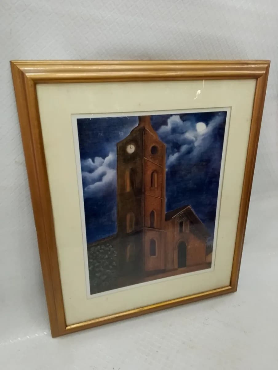 imagen de producto Cuadro Antiguo De Capilla Serigrafia 