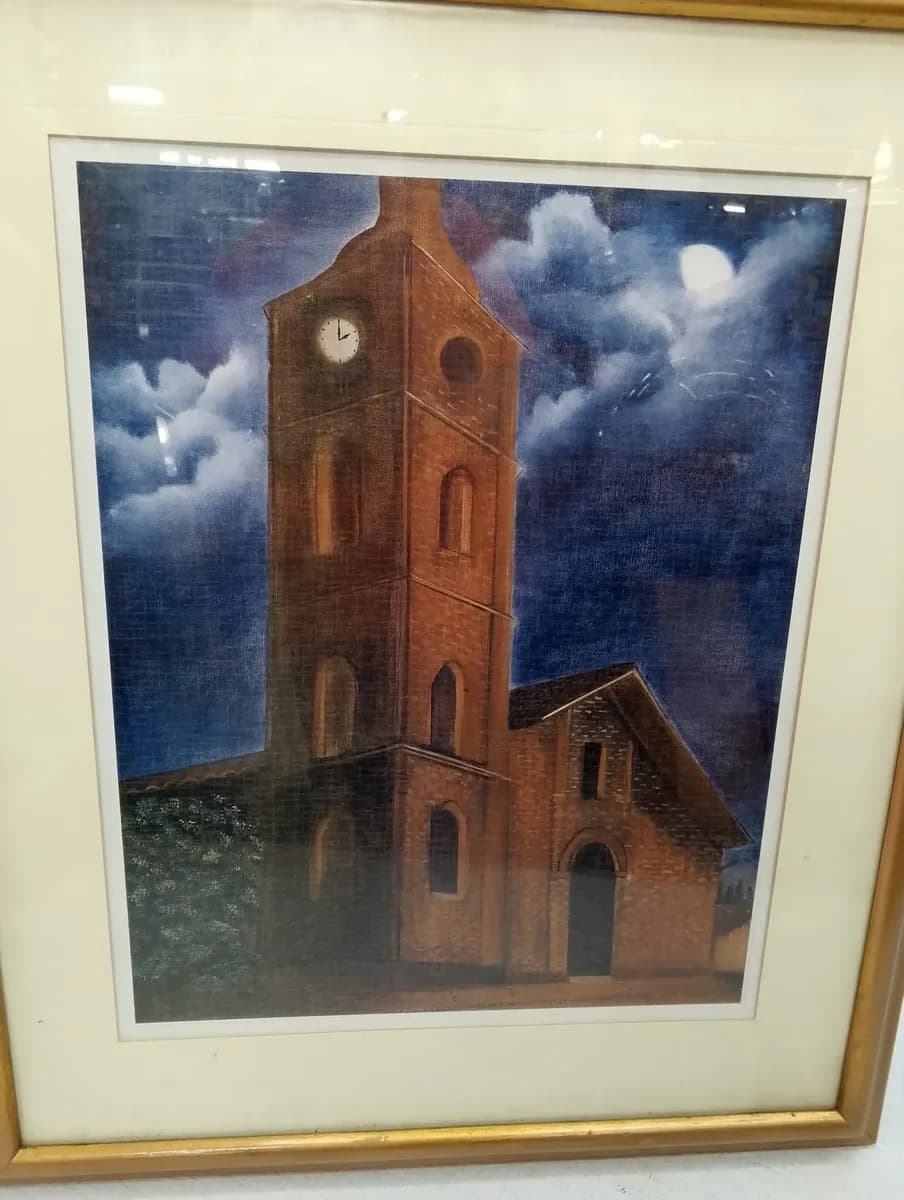 imagen de producto Cuadro Antiguo De Capilla Serigrafia 