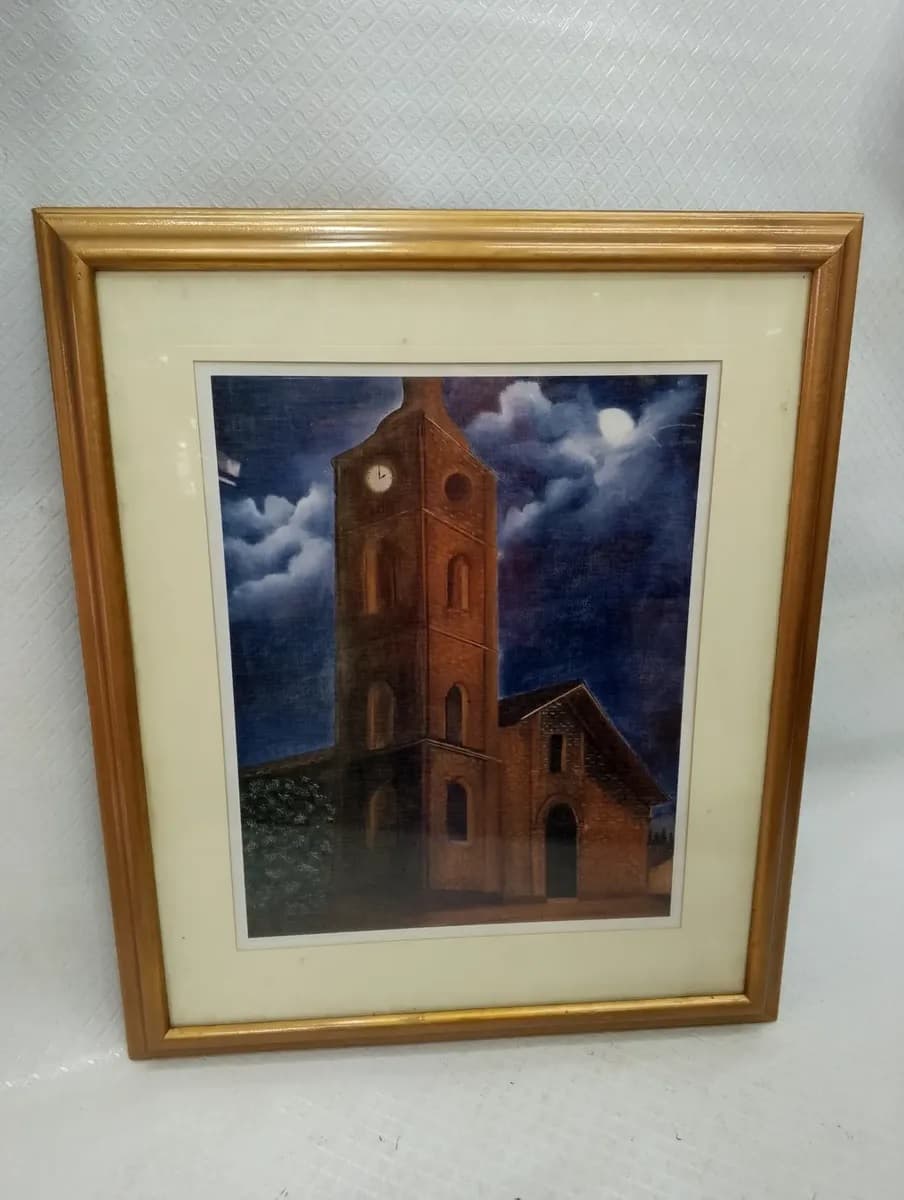 imagen de producto Cuadro Antiguo De Capilla Serigrafia 