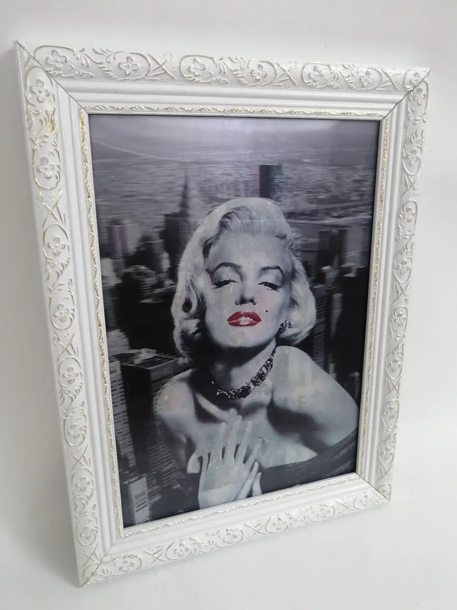 imagen de producto Cuadro 3d Marilyn Monroe Retro Vintage U.s.a 