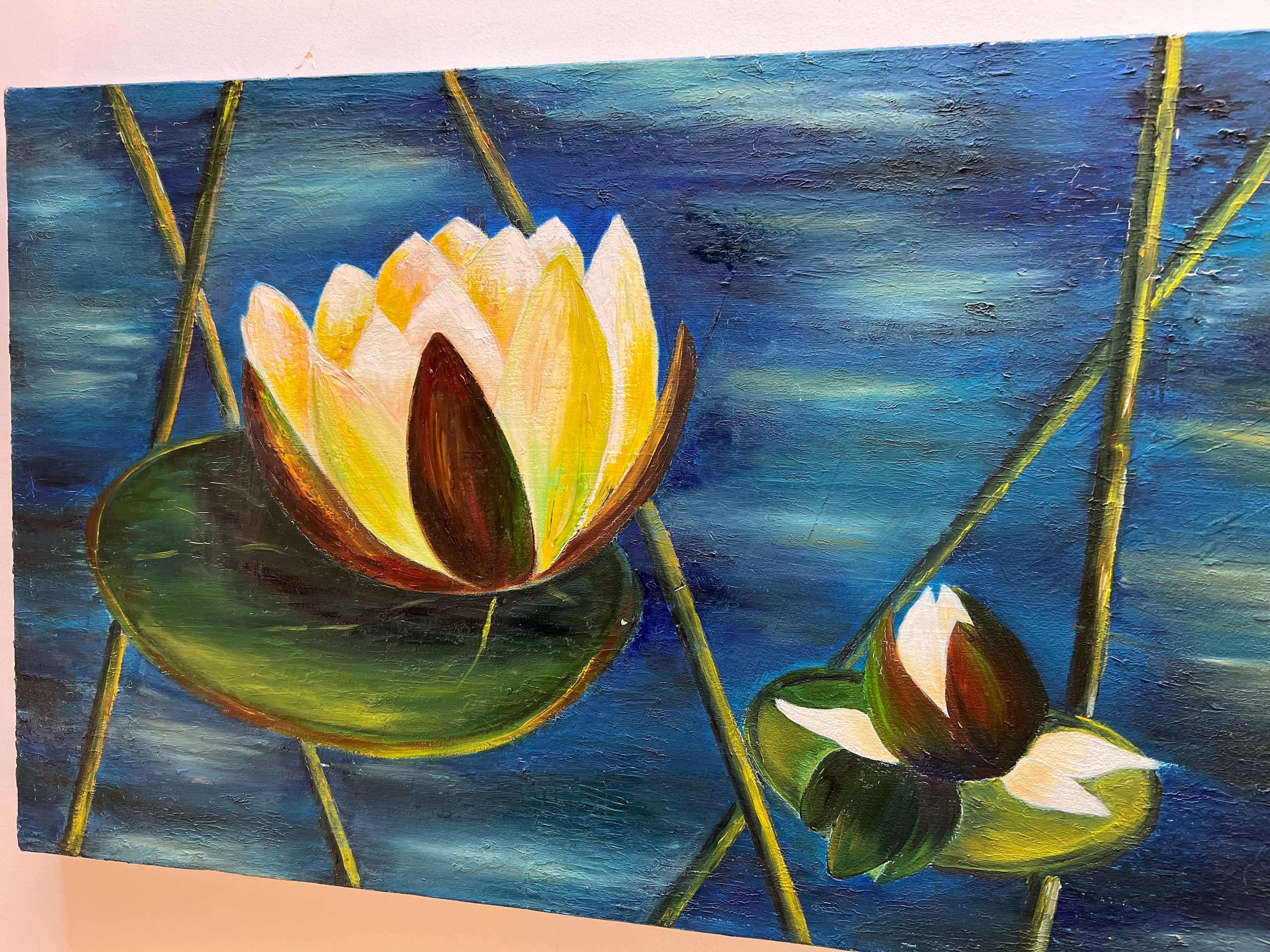 imagen de producto Pintura al óleo, Loto