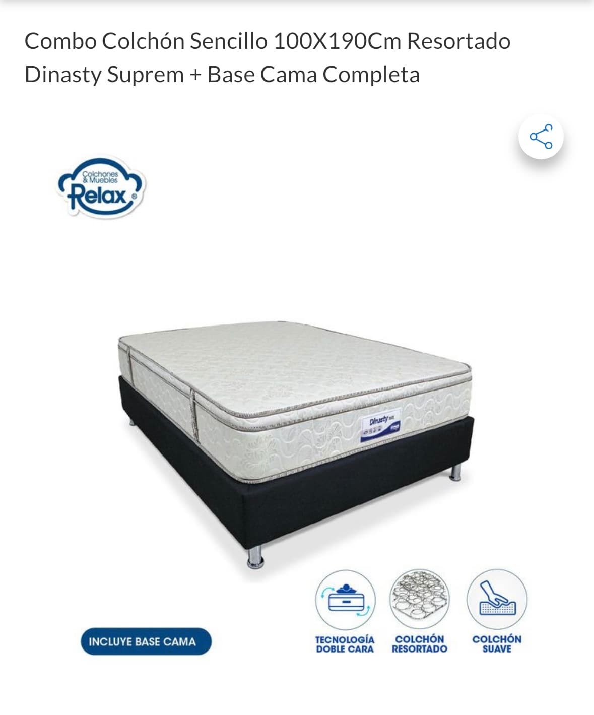 imagen de producto Cama con colchón