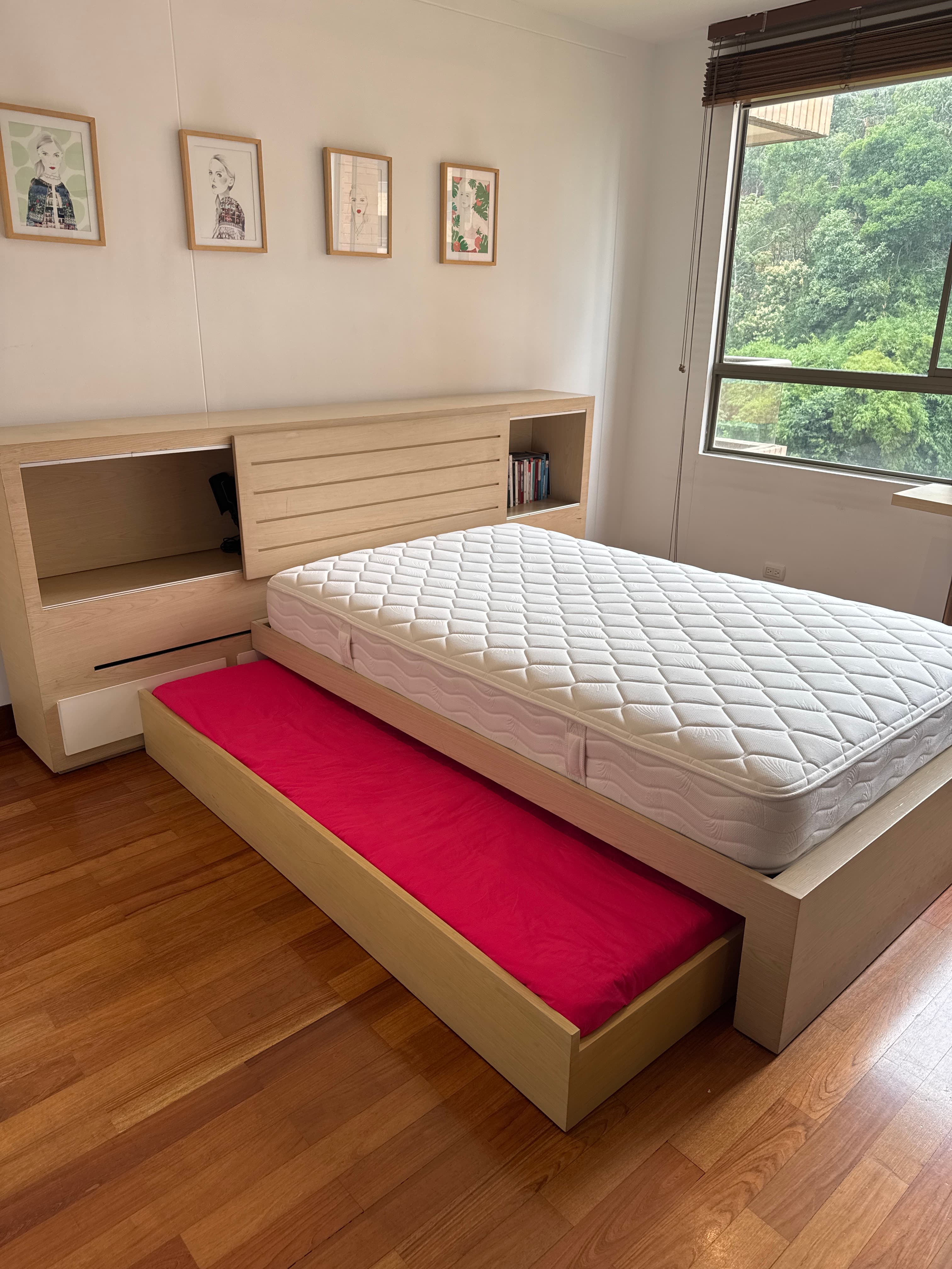 imagen de producto Cama nido con colchones y cajones