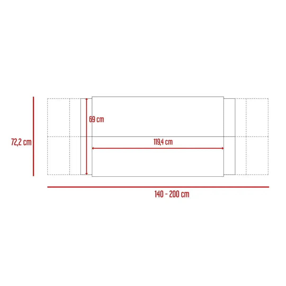 imagen de producto Cabecero Ajustable de Cama: Doble a King