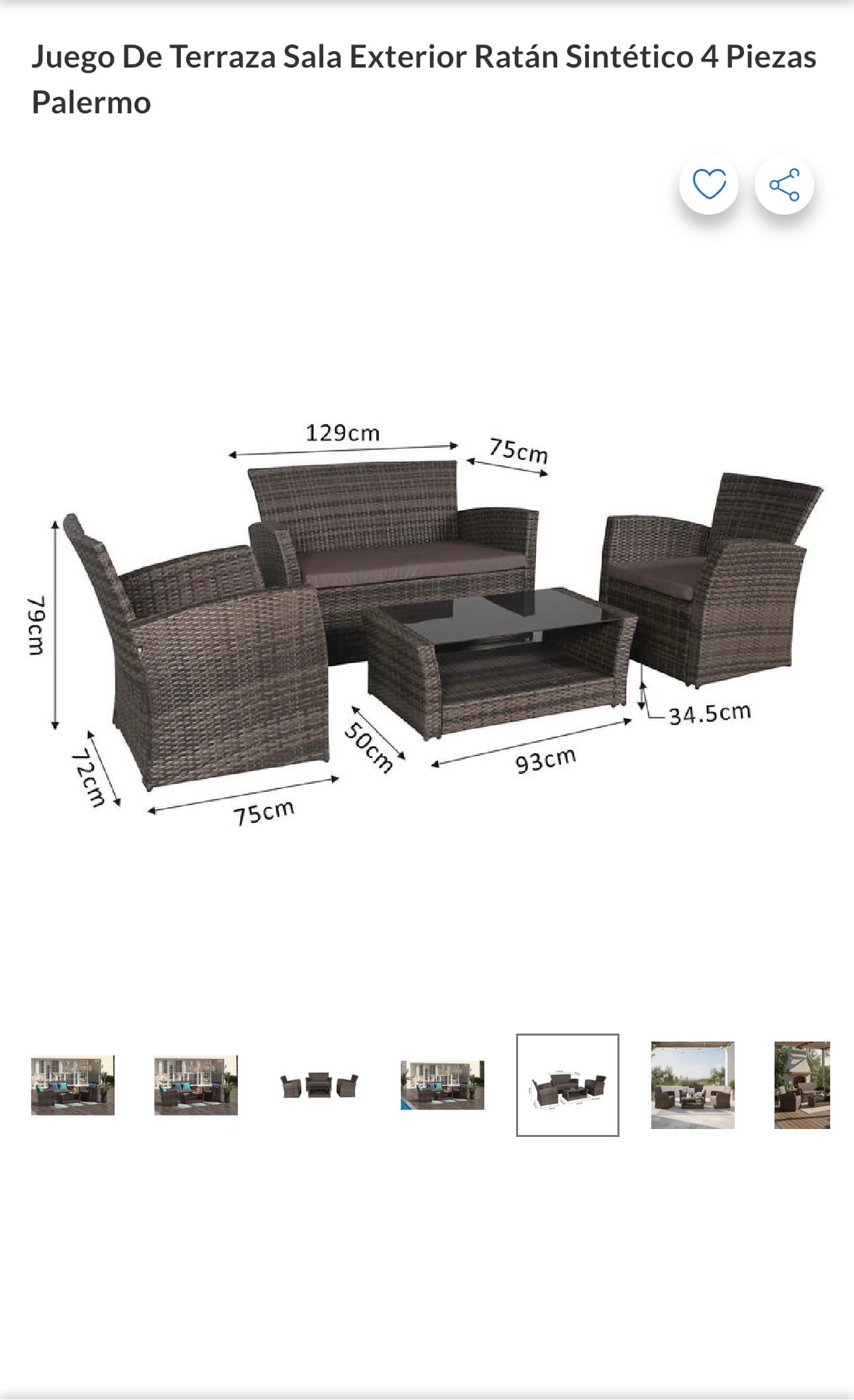 imagen de producto Mesa de exterior