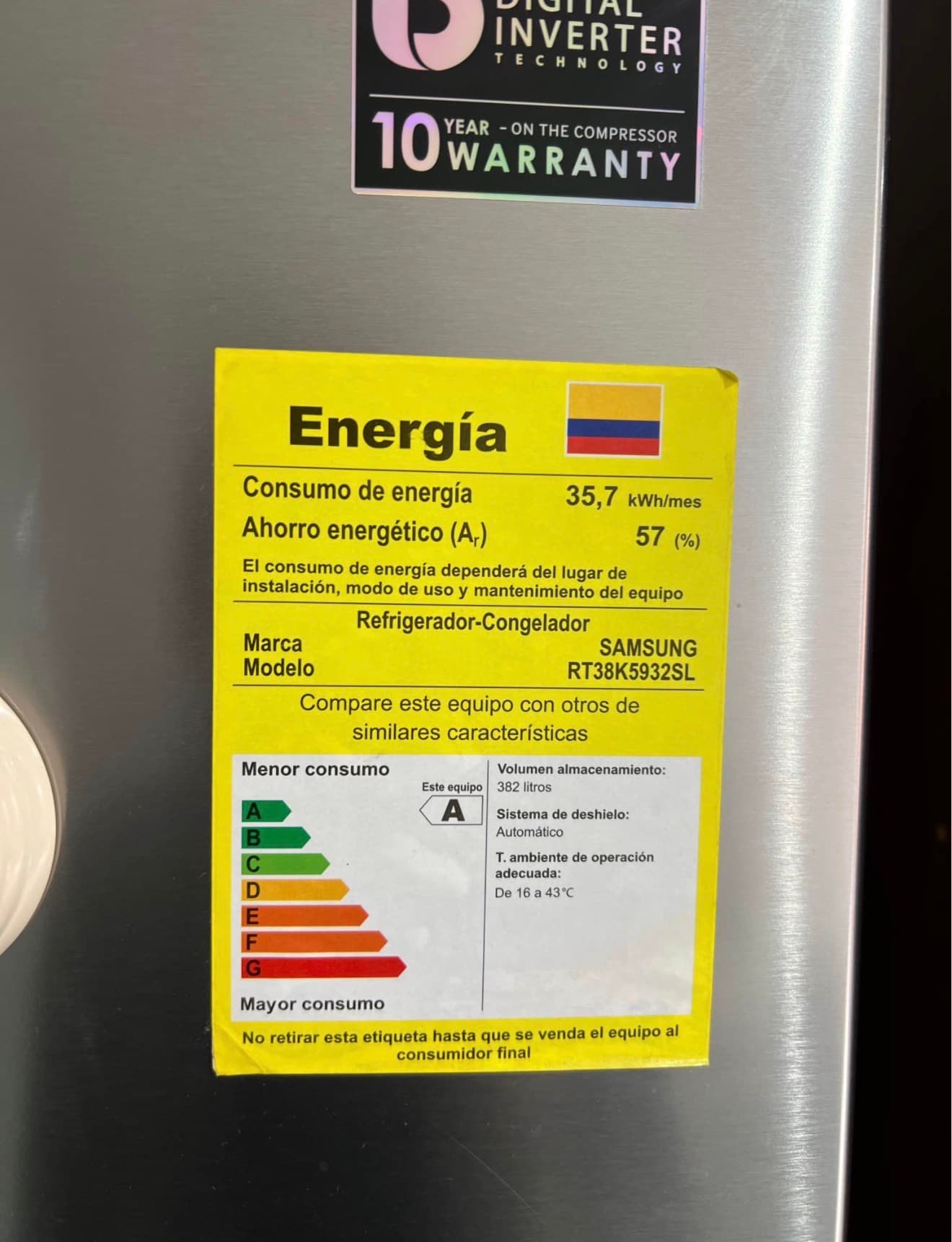 imagen de producto Nevera SAMSUNG
