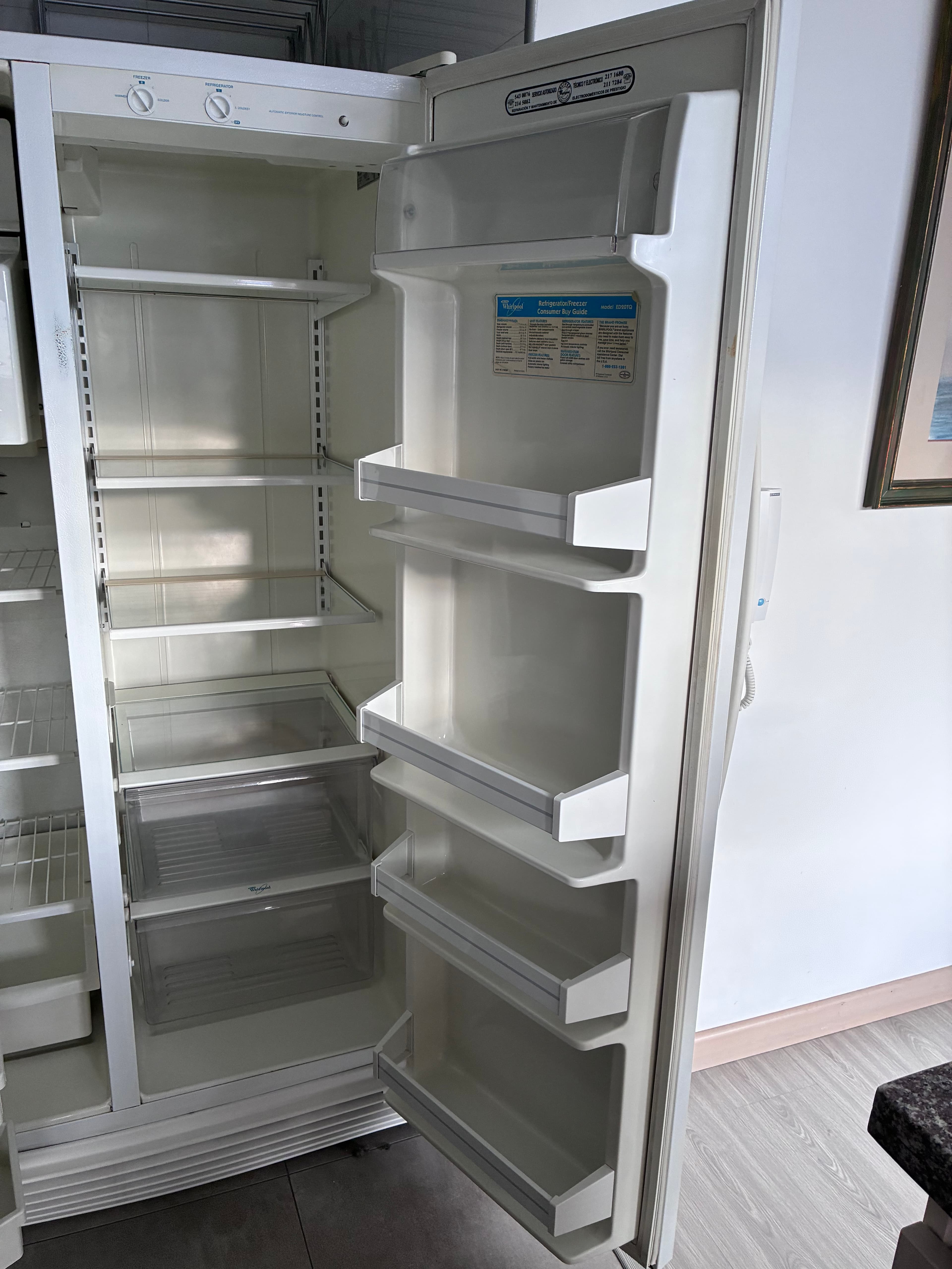 imagen de producto Nevera Whirlpool Side by Side (2 Puertas)