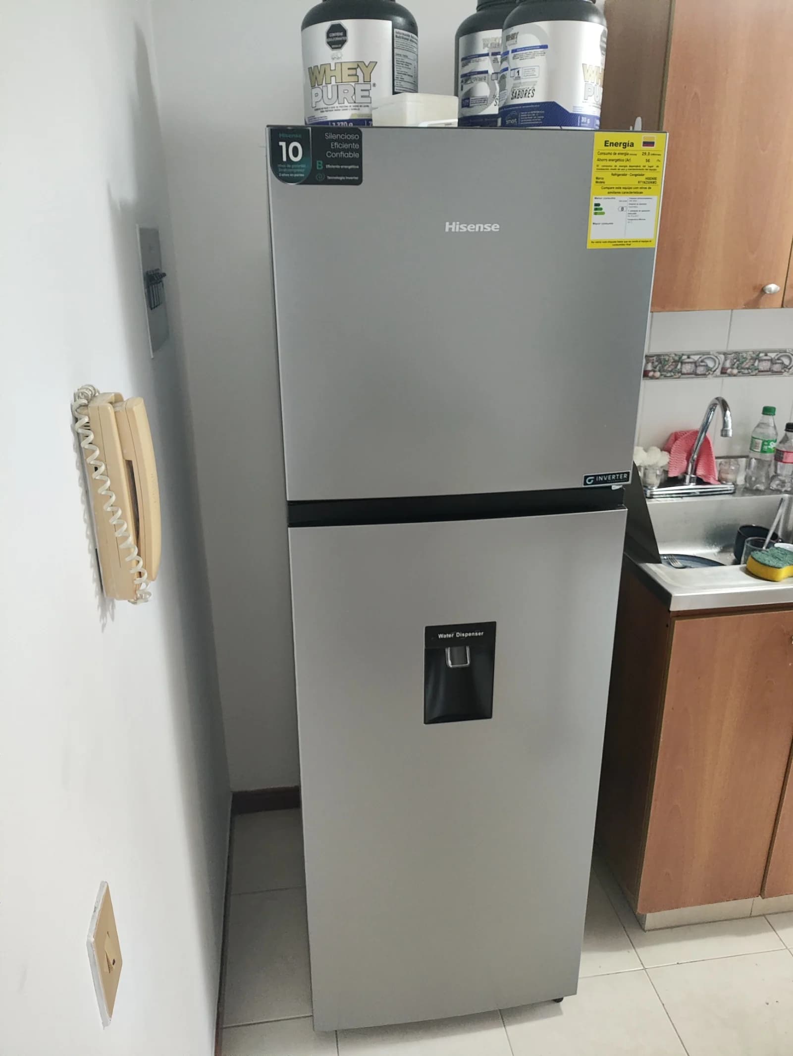 imagen de producto Nevera No Frost Tecnologia Inverter Hisense 248L