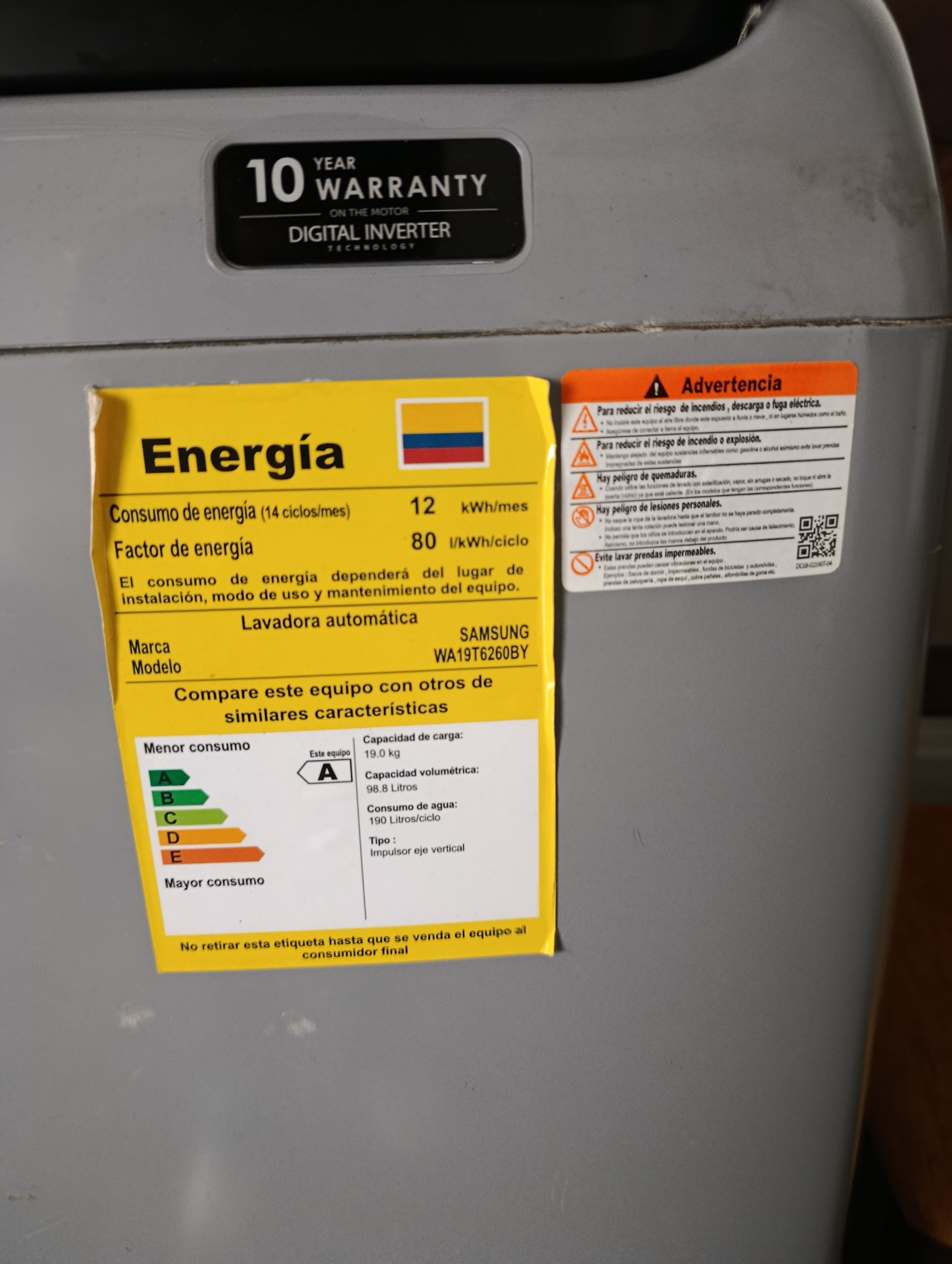 imagen de producto Lavadora Samsung