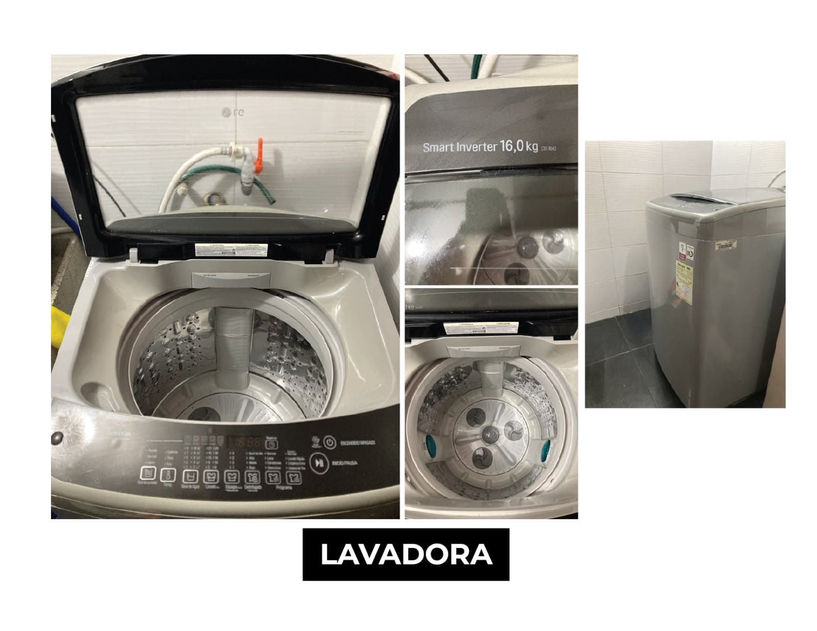imagen de producto Lavadora LG 16kg