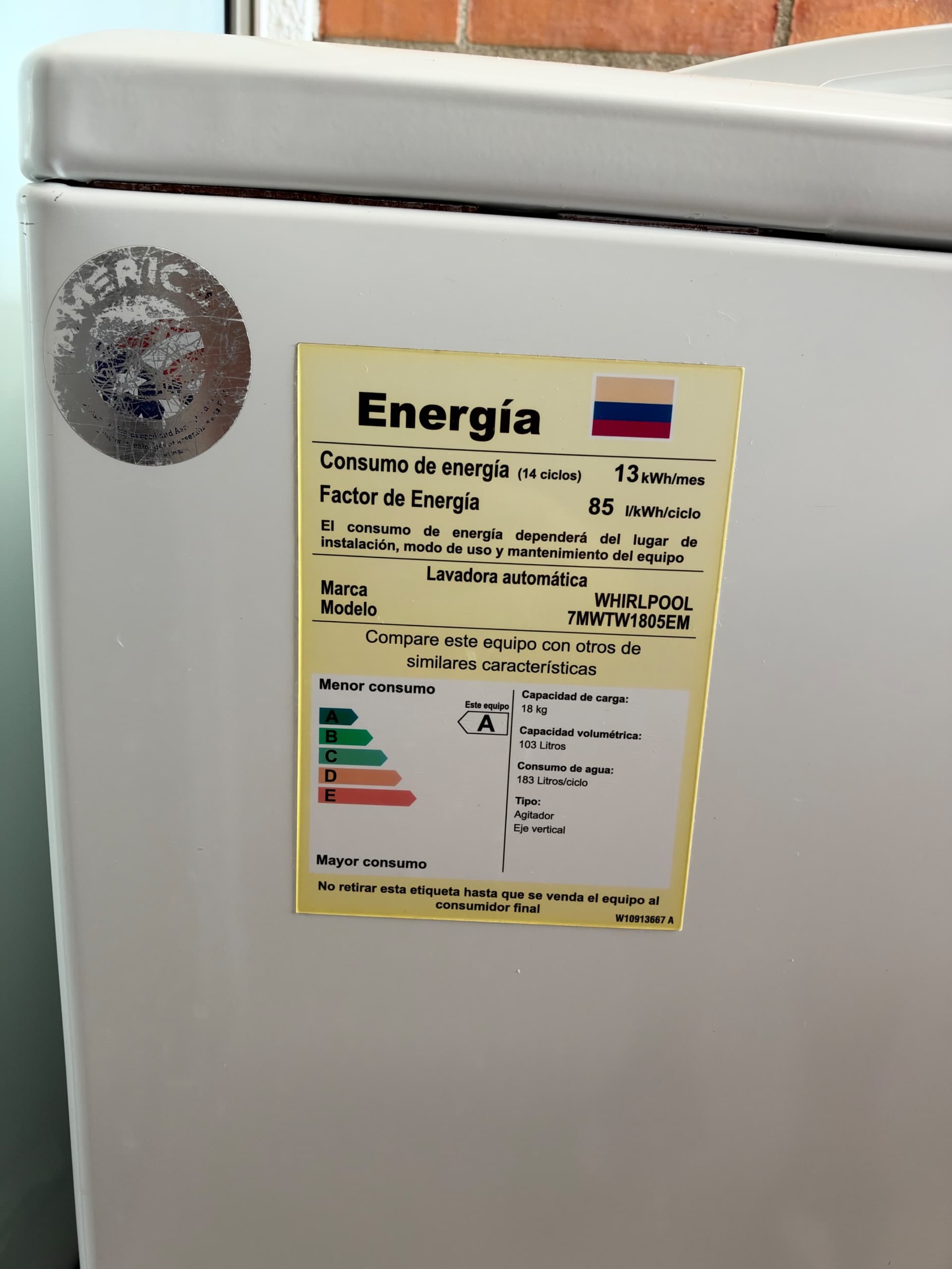 imagen de producto Lavadora Whirpool