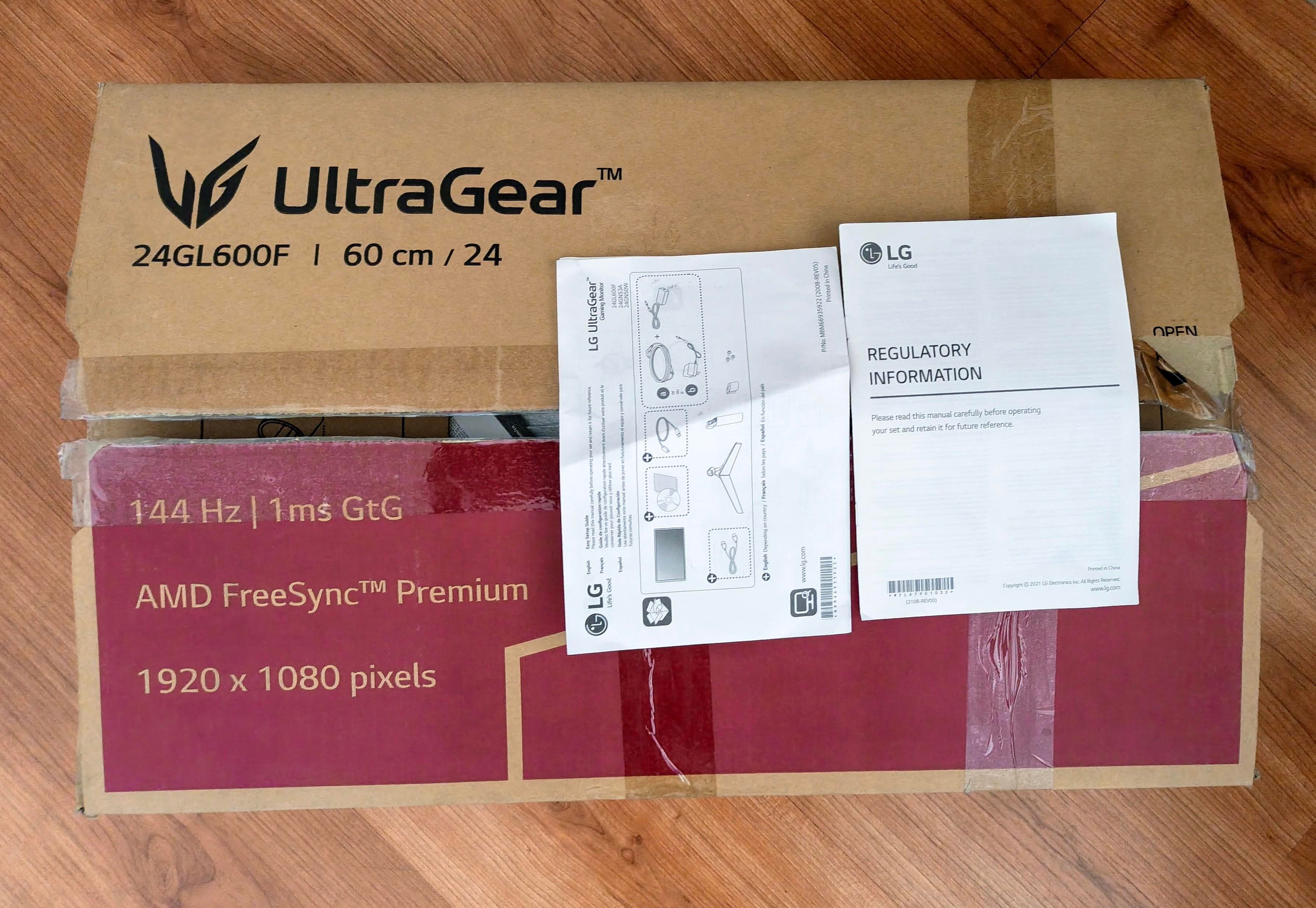 imagen de producto Monitor Gamer LG de 23.6´´ 144hz Full Hd