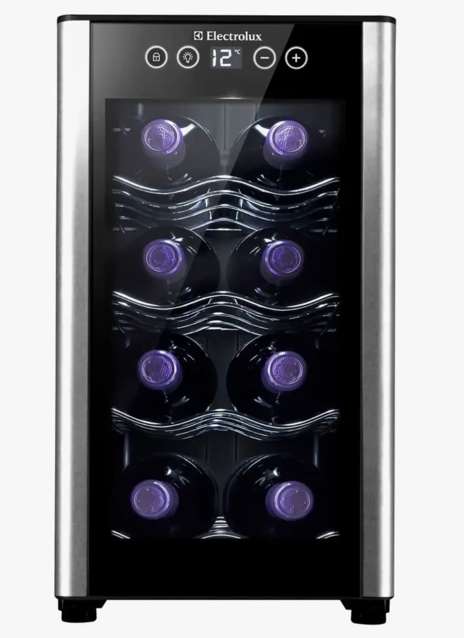 imagen de producto Cava De Vino Electrolux 8 Botellas Negro