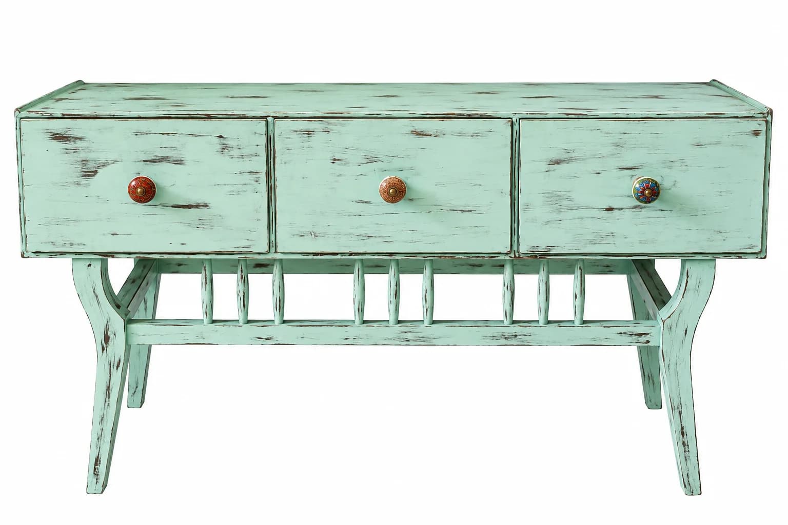 imagen de producto Consola vintage verde menta