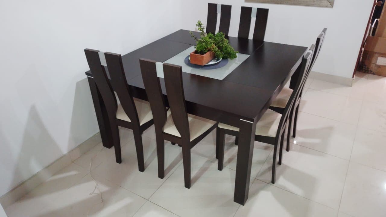imagen de producto Comedor amplio 6 sillas 1.40 x 1.40
