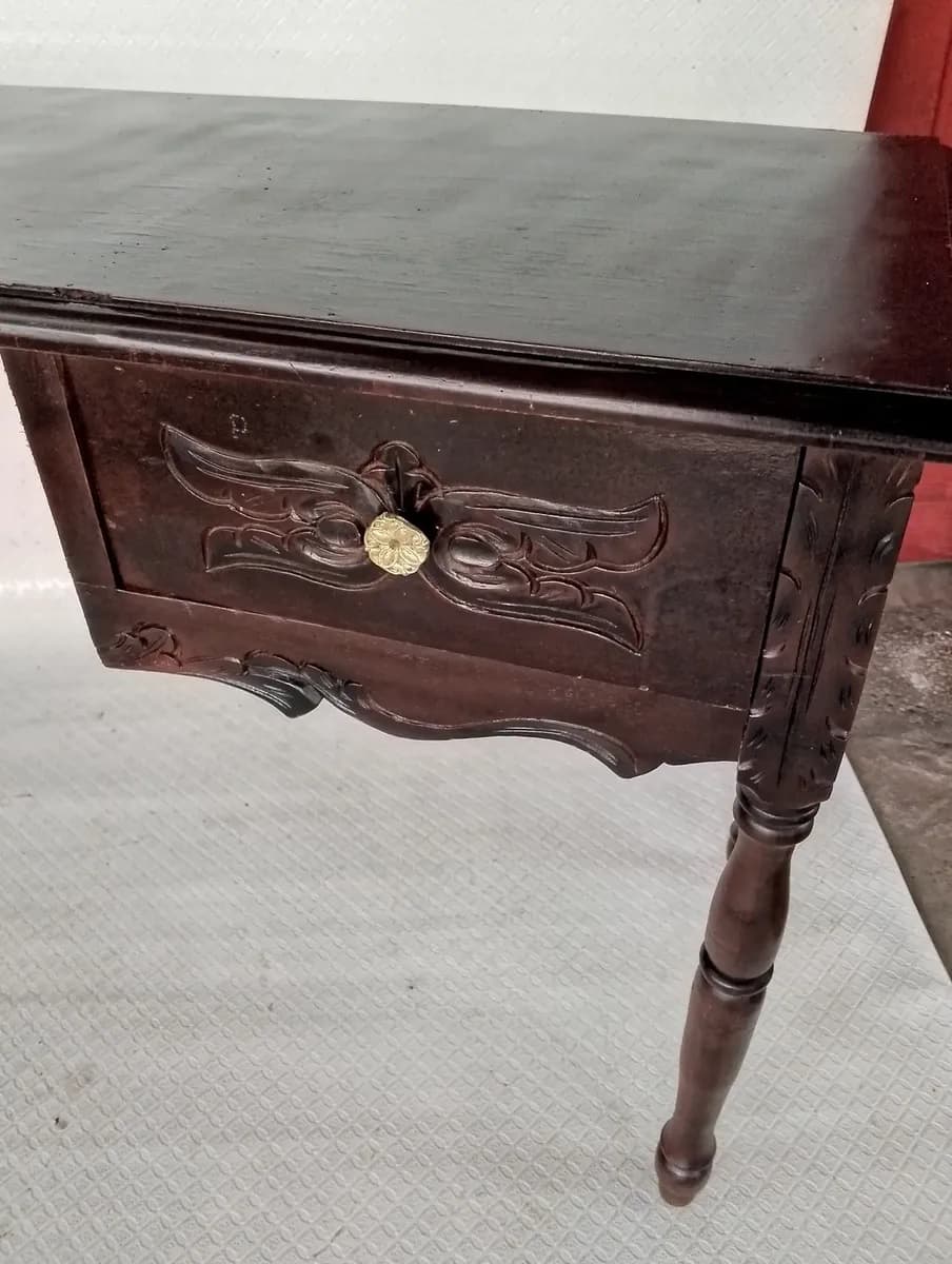 imagen de producto Escritorio Antiguo Luis Xv Cedro Bronce