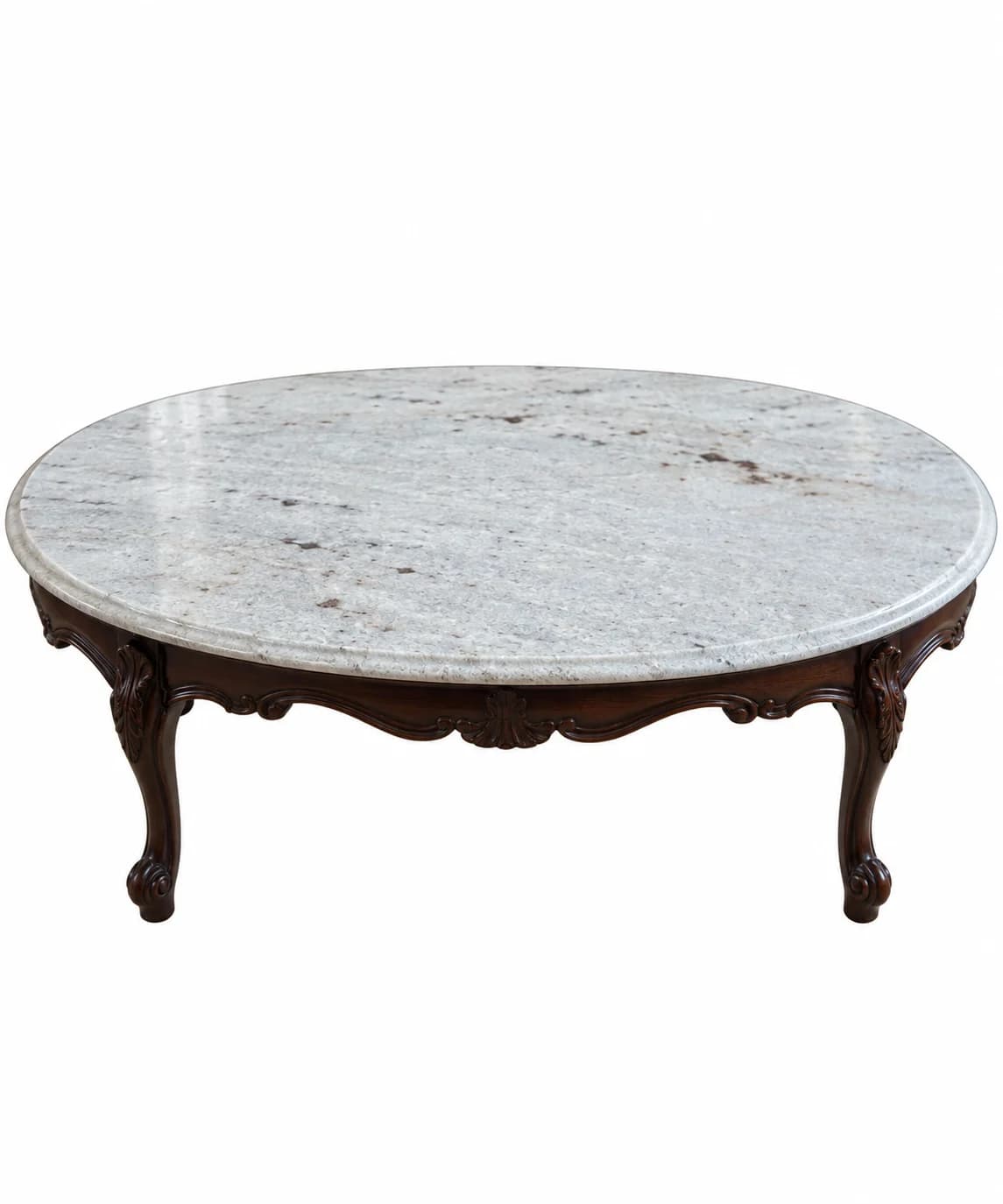 imagen de producto Mesa de Centro ovalada con cubierta de mármol
