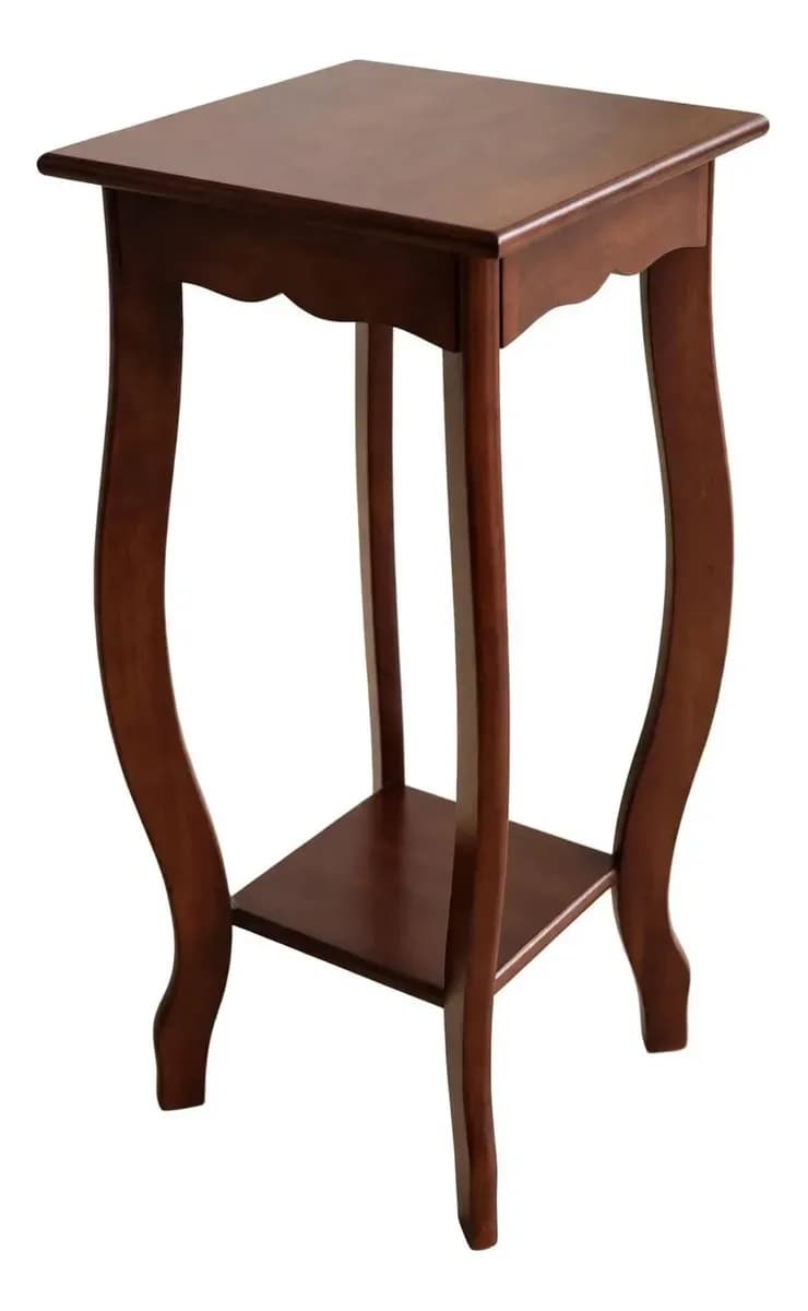imagen de producto Mesa Columna Cuadrada Auxiliar Madera Wengue